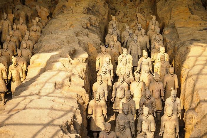 The Chinese government divested itself of its assets around the time the Terracotta Army was assembled