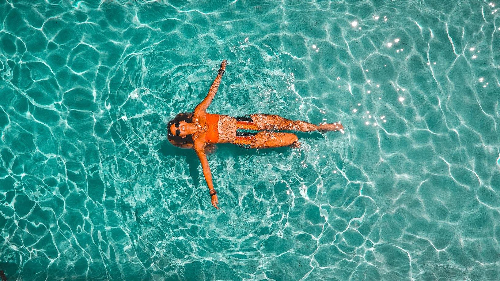 Swimming in the pool