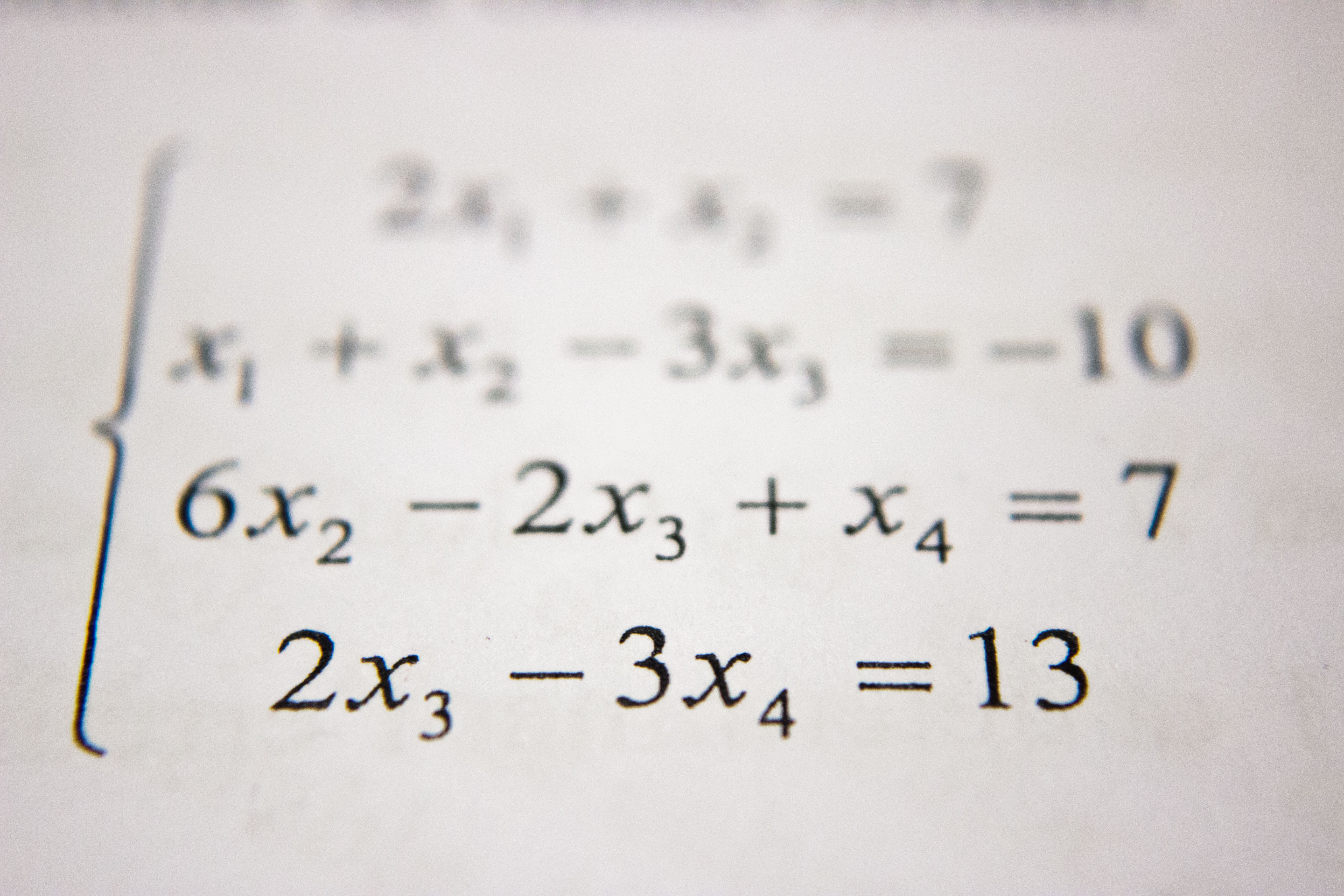 Mathematical equation to solve