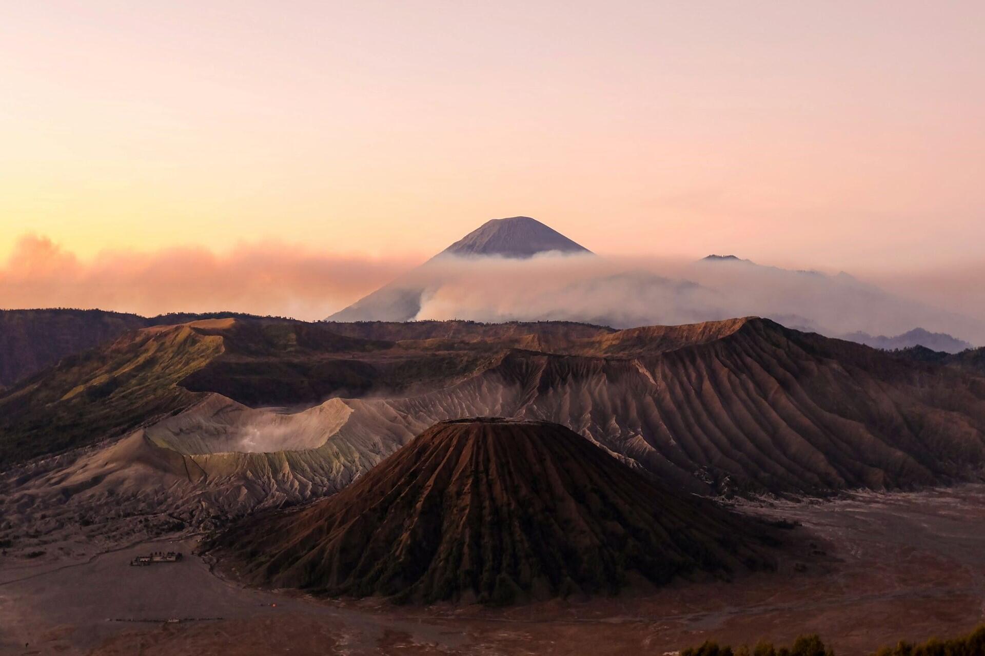The sunrise in Bromo, Indonesia.