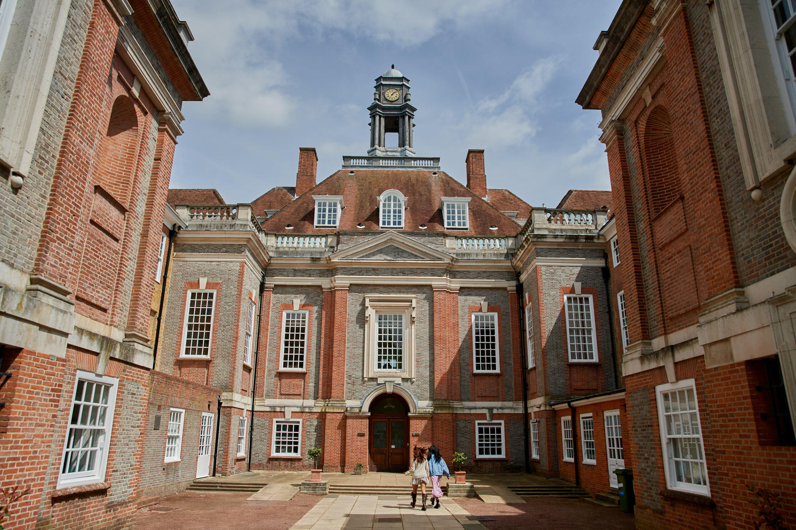 A drone captured the Henrietta Barnett School