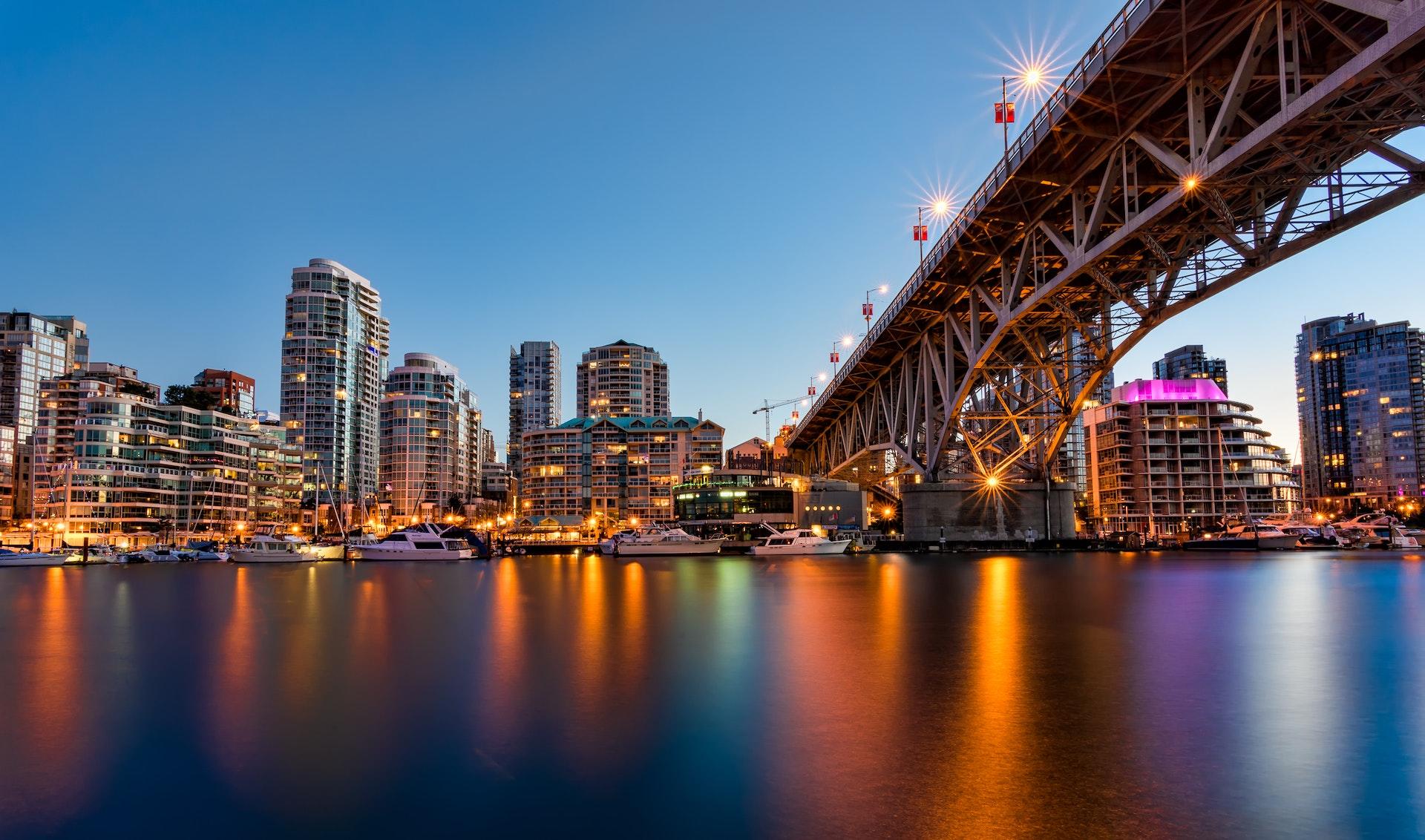 Granville Bridge in Vancouver Canada