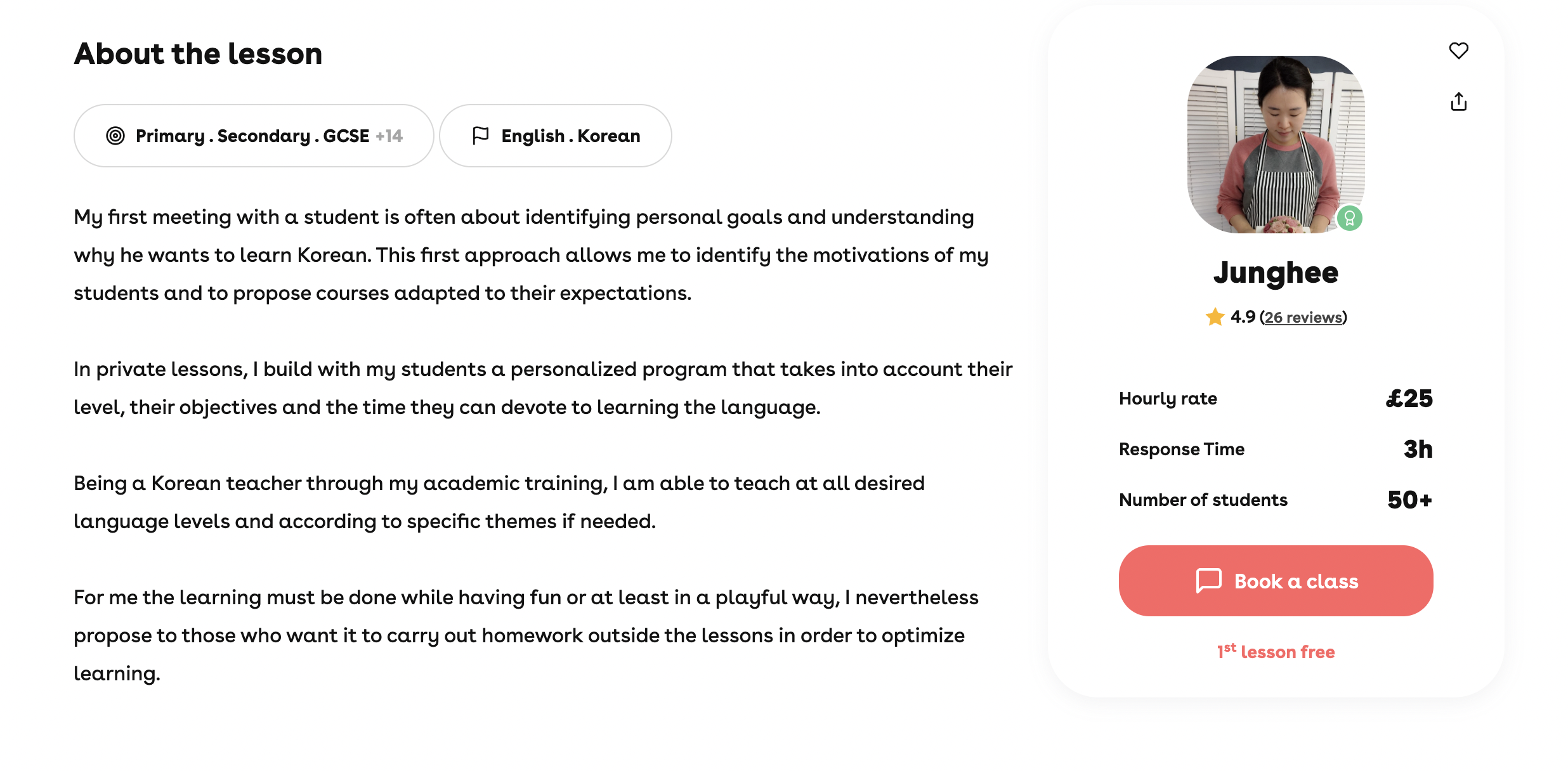 great example of teaching