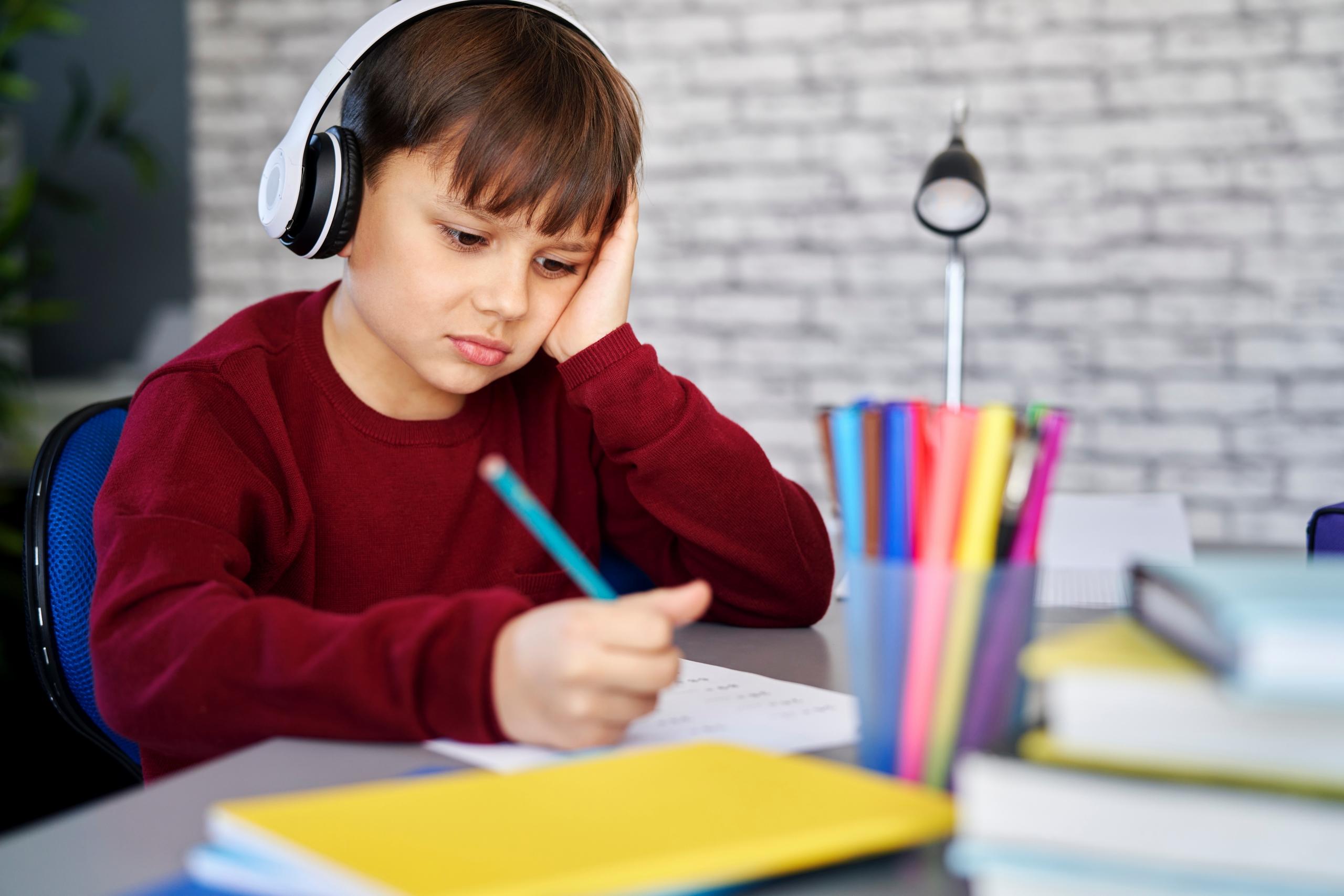 Child having trouble in school