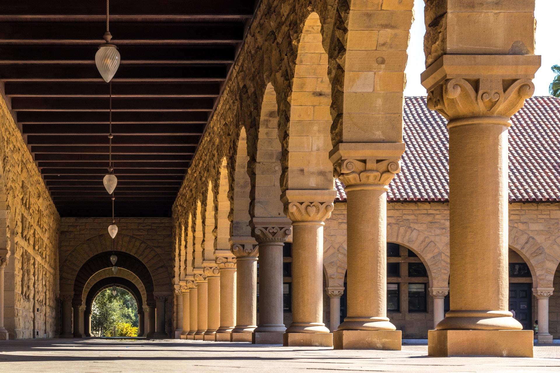 Archways at Stanford University.