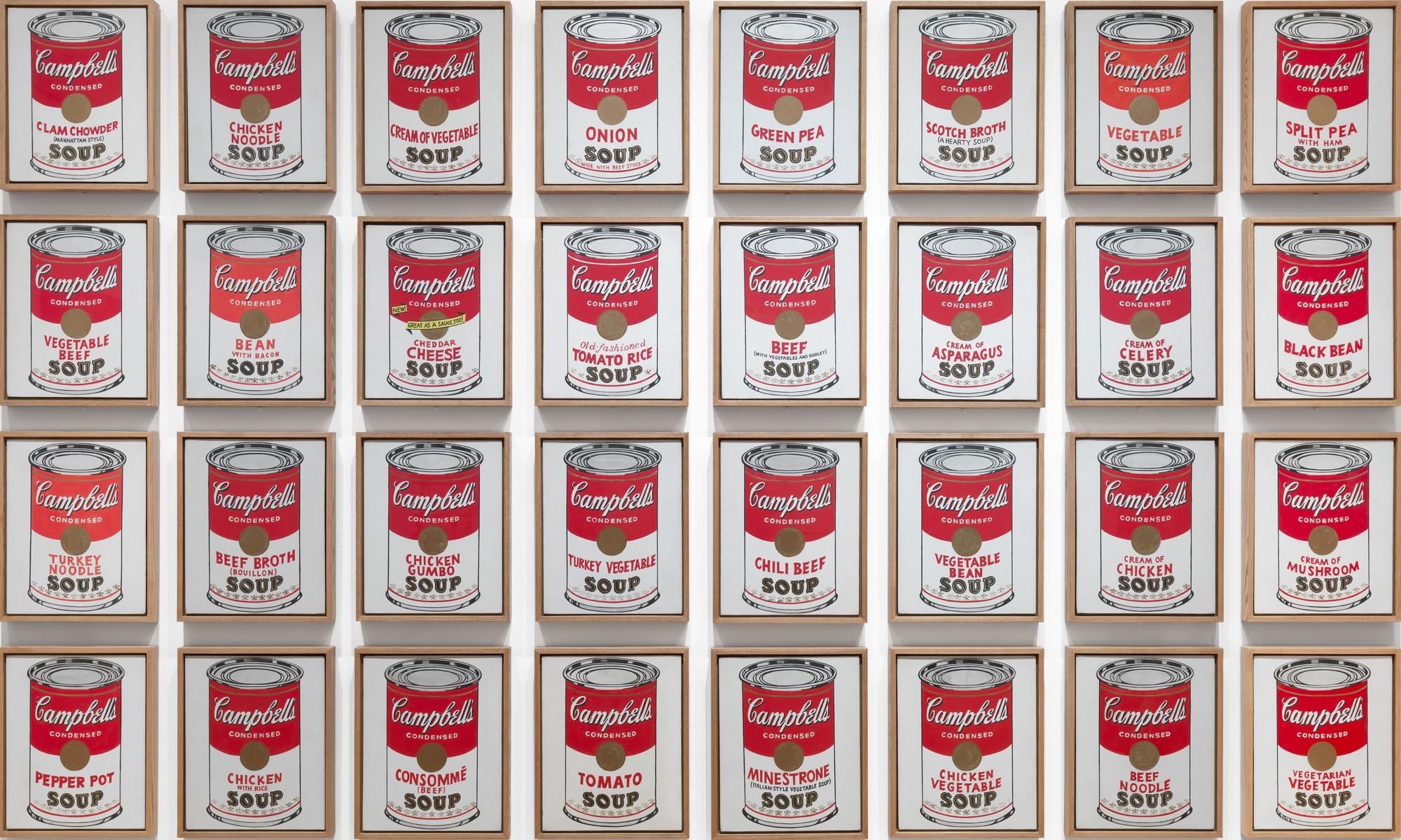 Andy Warhol's Campbell's Soup Cans (1962)