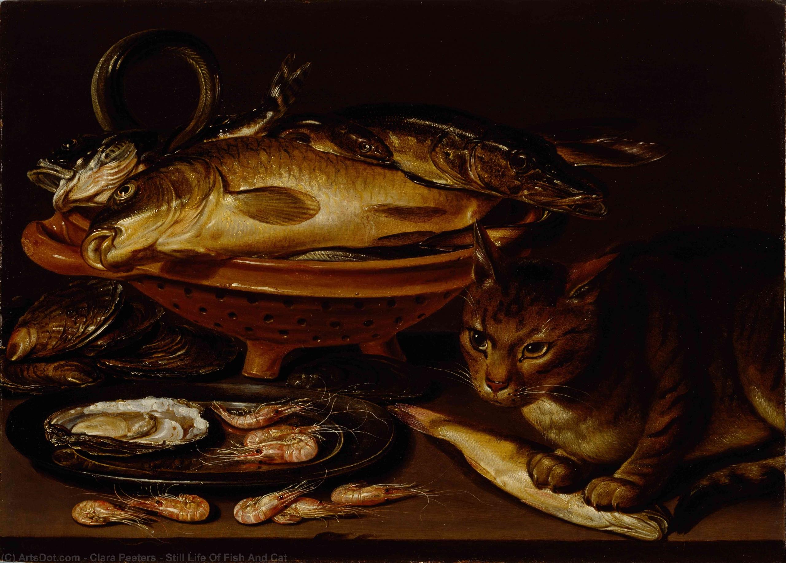 Clara Peeters "Still Life of Fish and Cat"