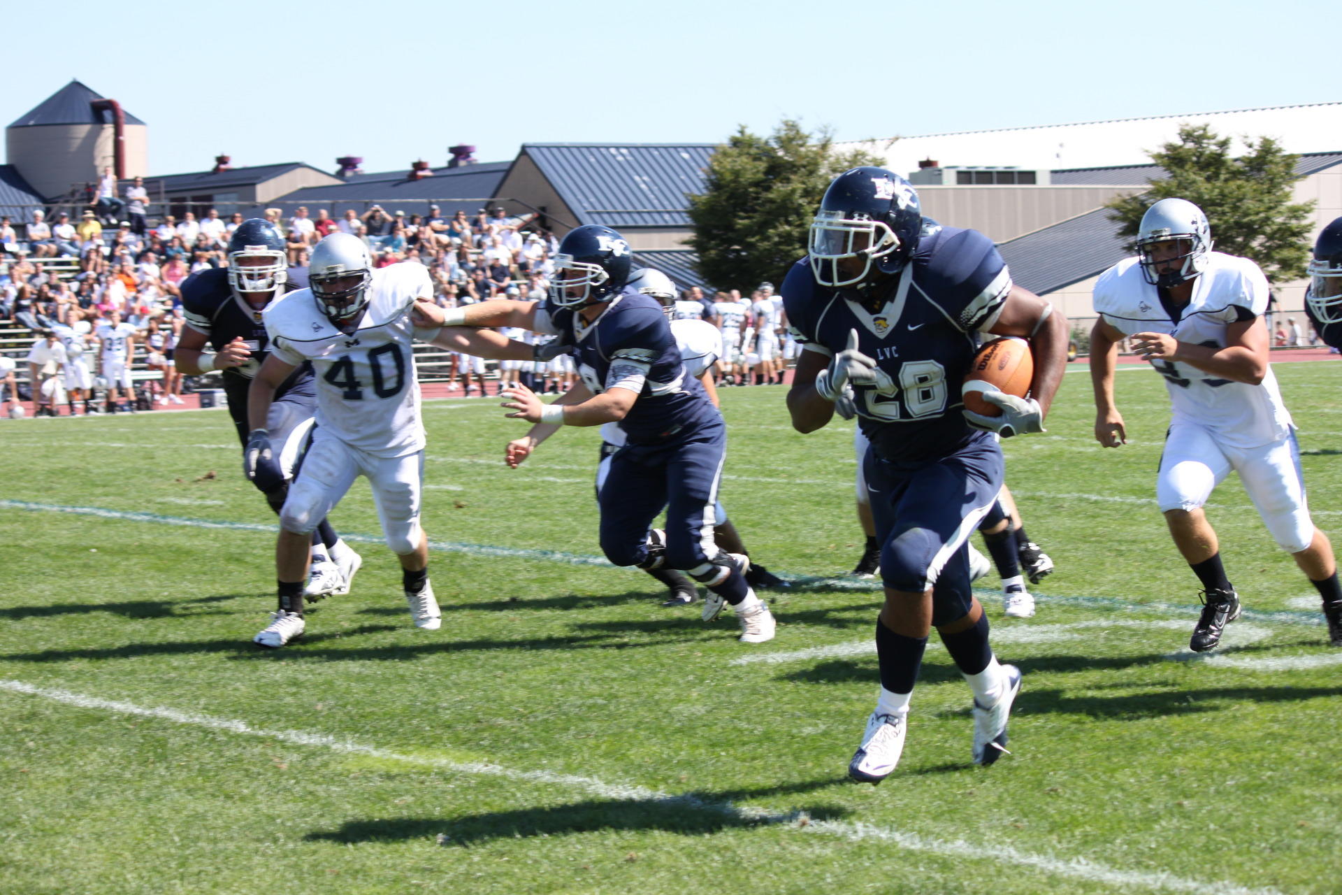 Playing American football