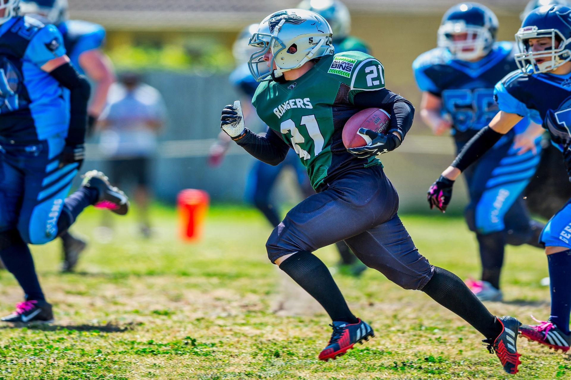 American football match