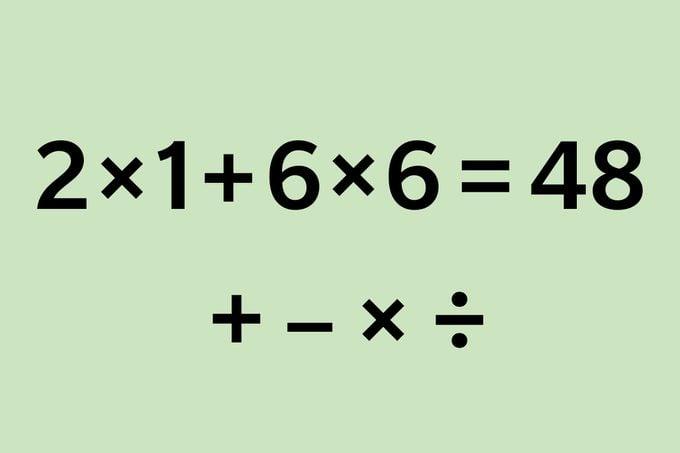 the answer to the mathpuzzle in the beginning of this article