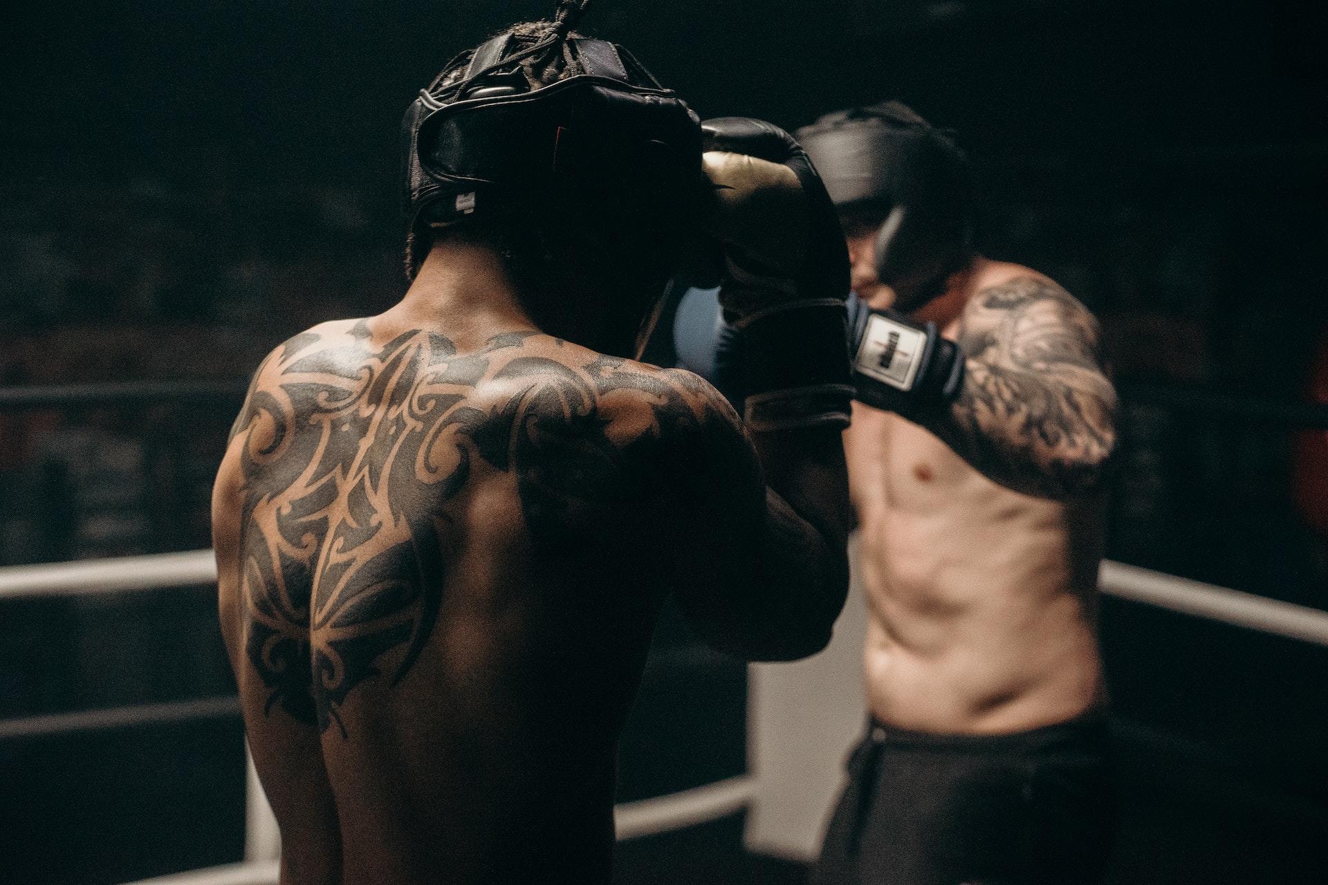 Boxer getting ready to punch