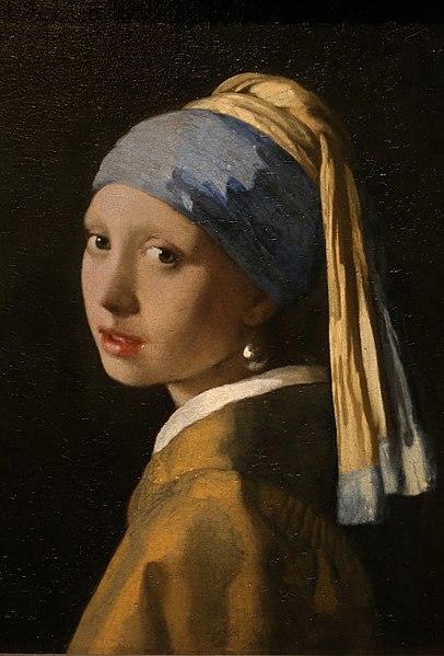 Girl with the pearl earring painting, Johannes Vermeer