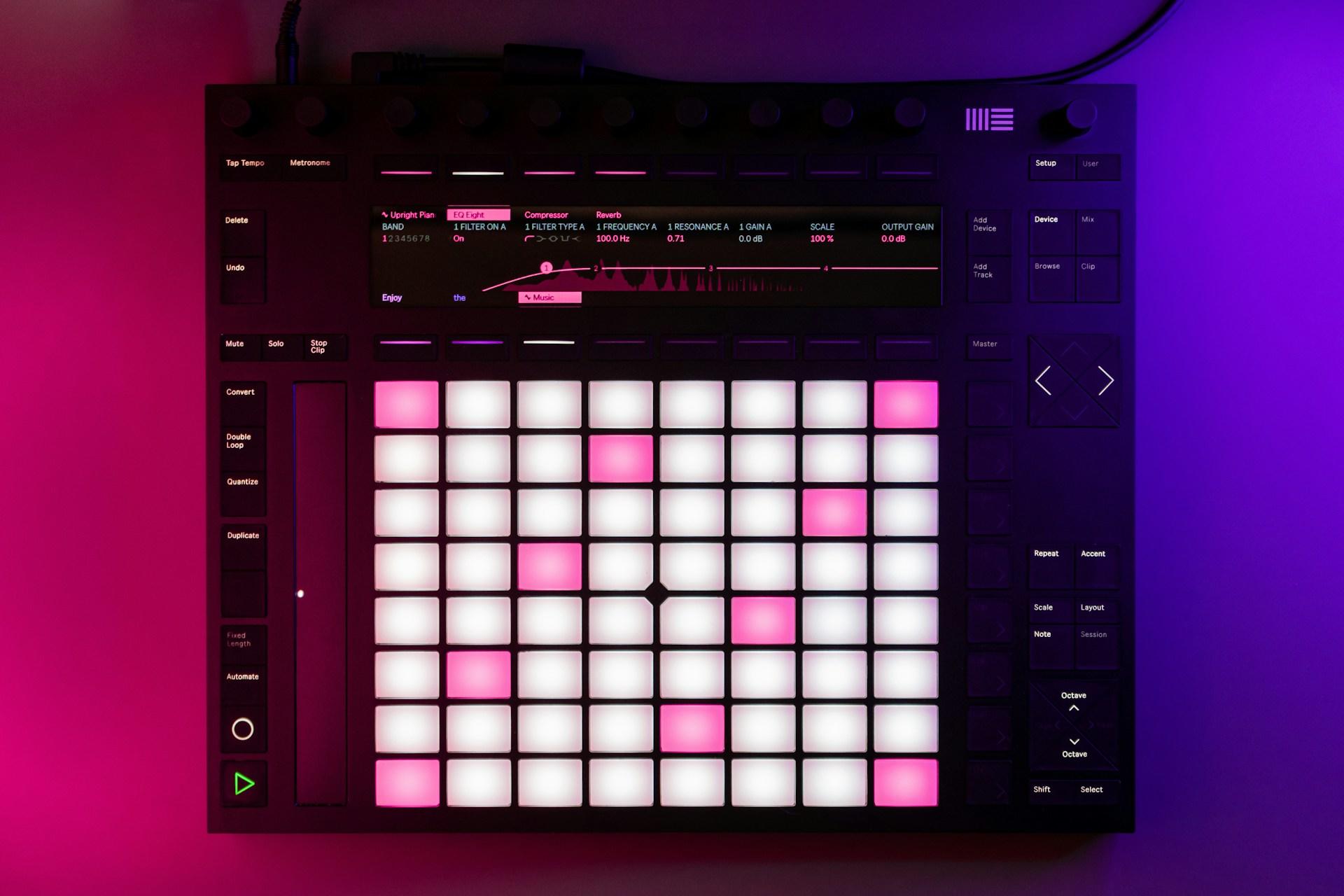A MIDI controller drum pad