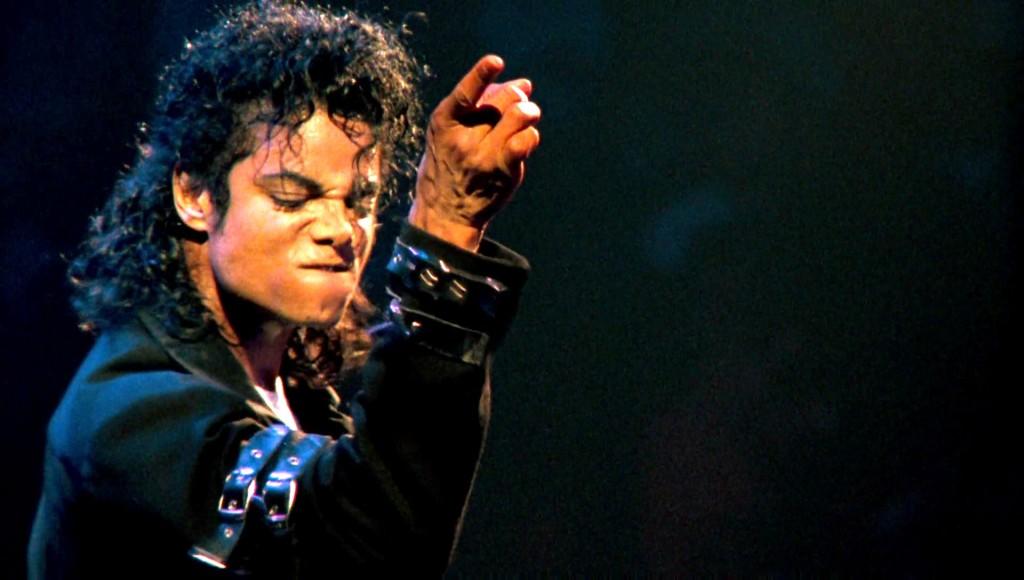 Michael Jackson singing and dancing