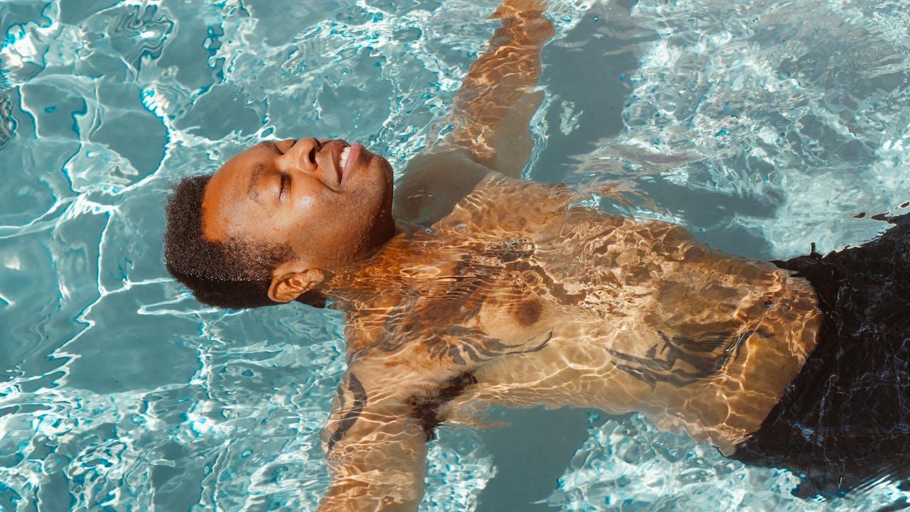 floating technique in the water
