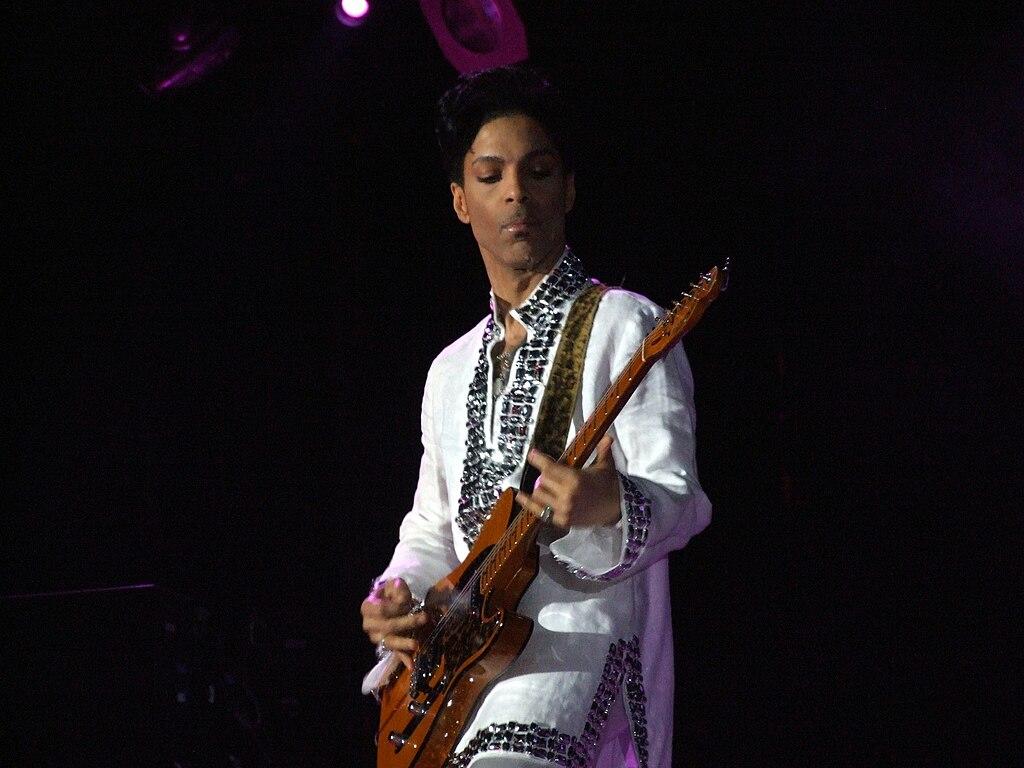 Prince performed at Coachella in 2008.