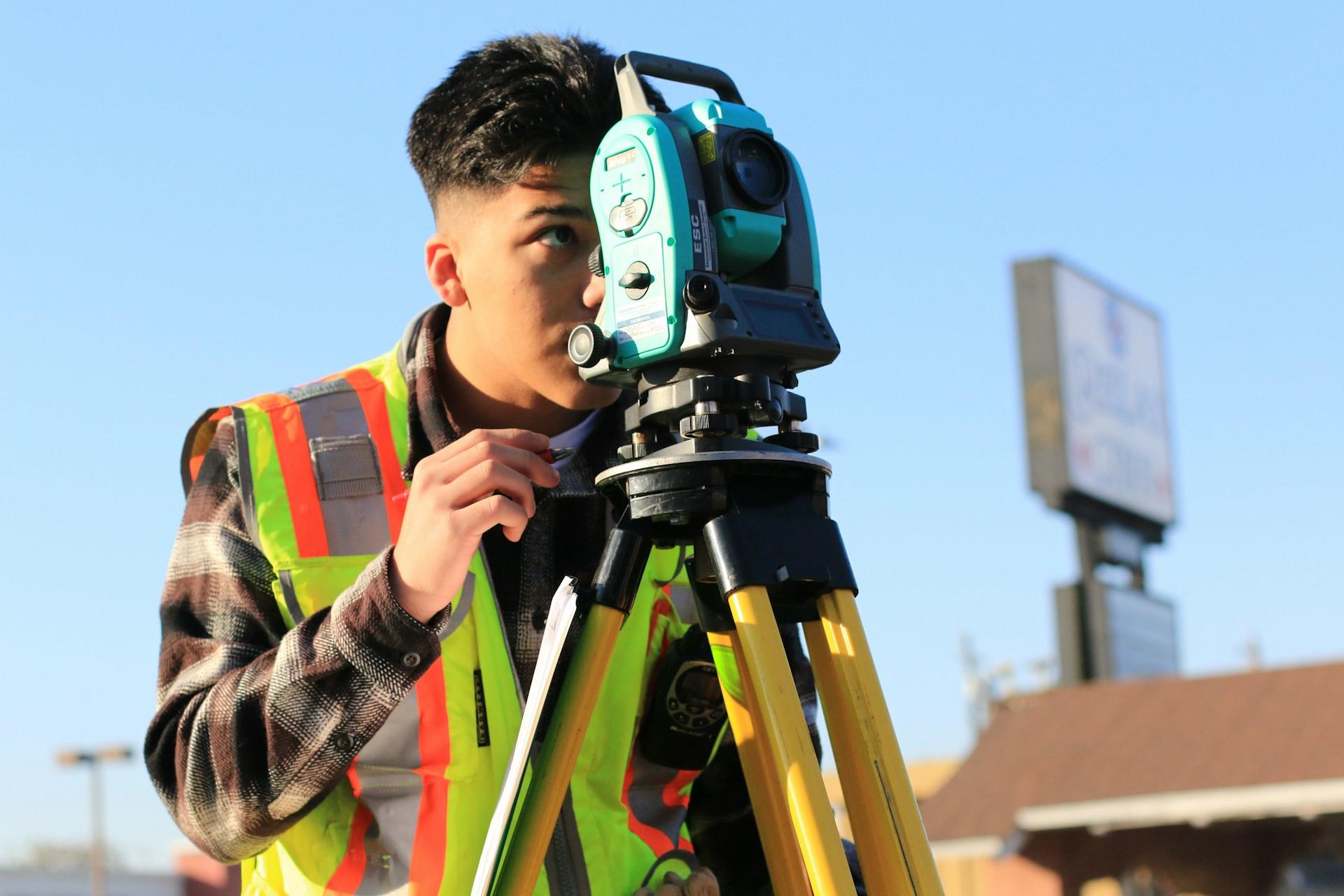 Intern in construction.