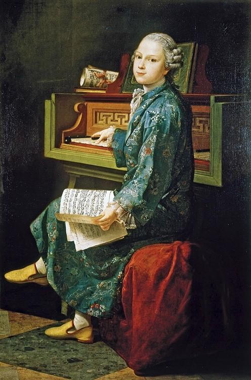 A painting of Mozart