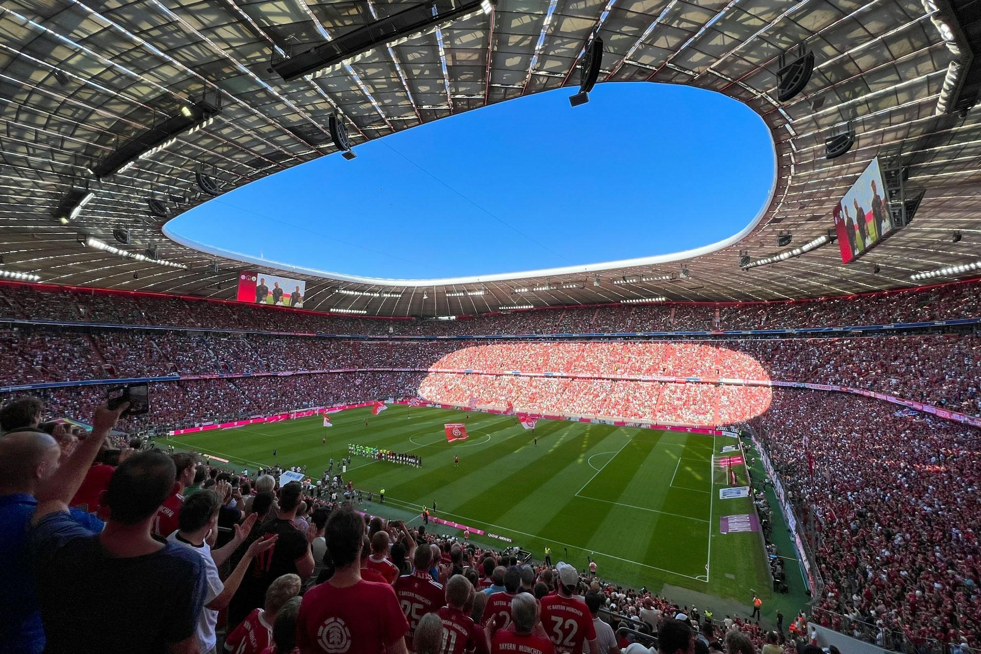 Bayern Munich's Allianz Arena.
