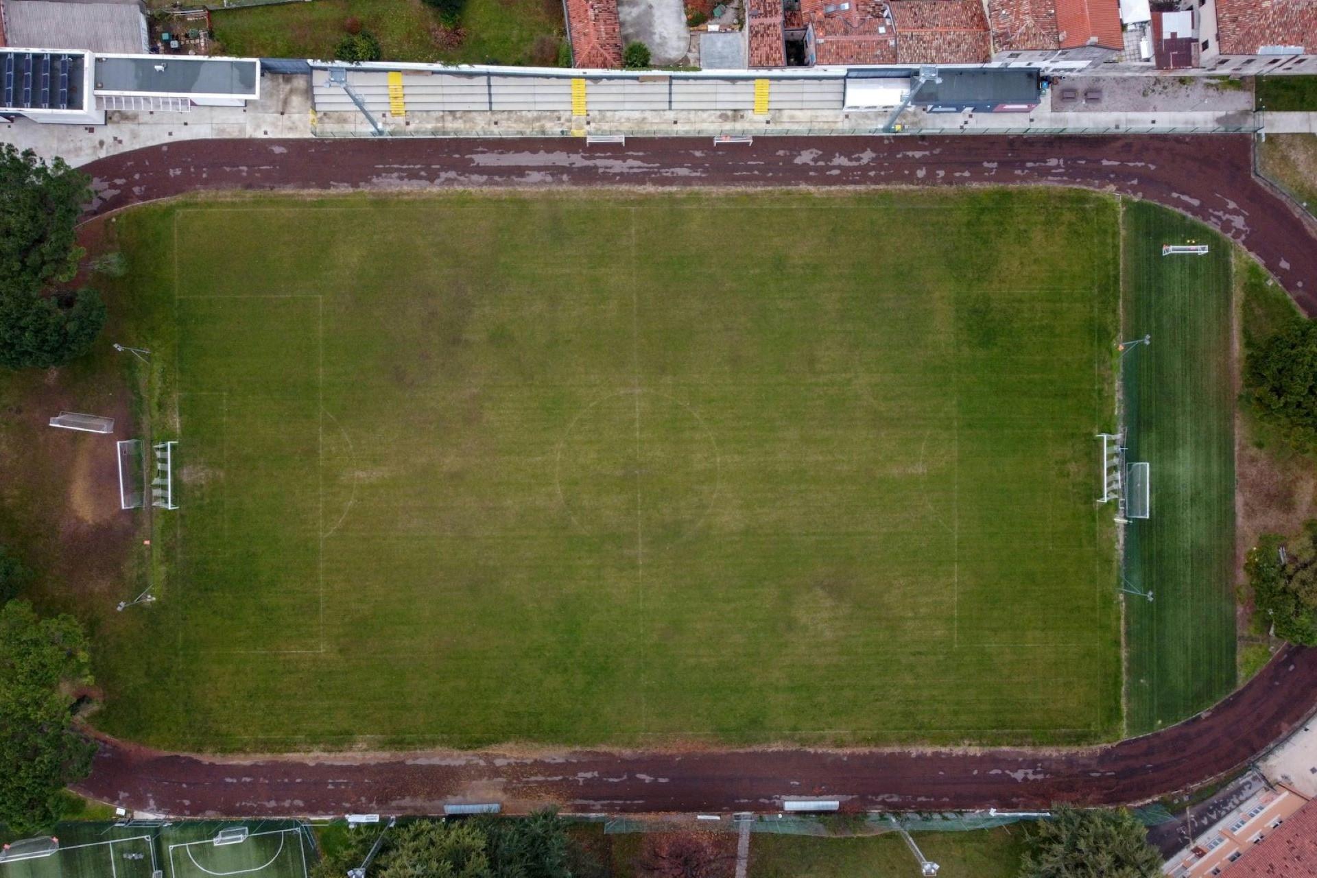 A football pitch in Italy.