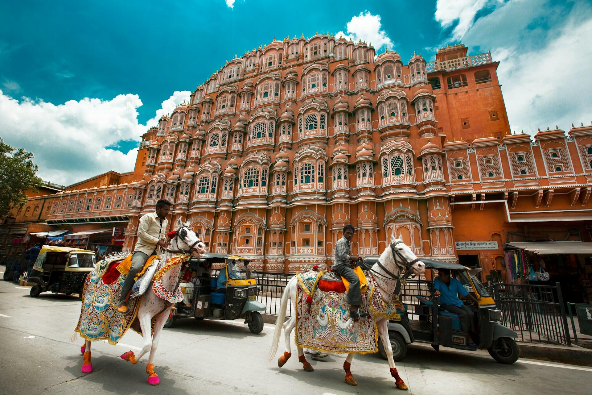 People in Jaipur, India.