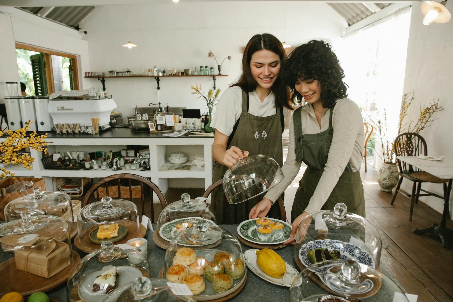 two women in the kitchen