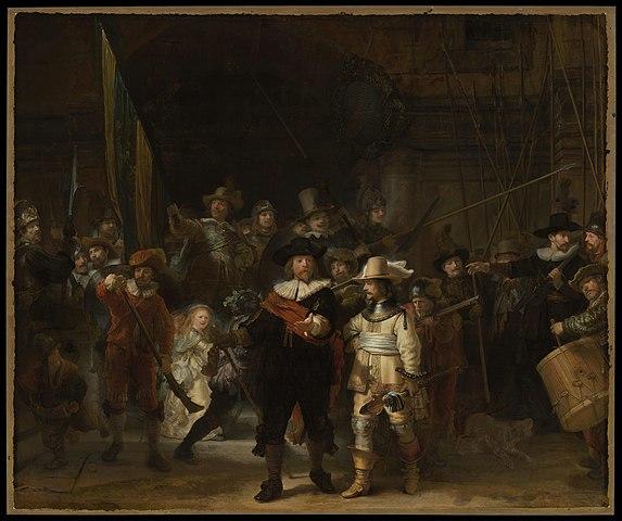 Rembrandt's famous painting, The Night Watch