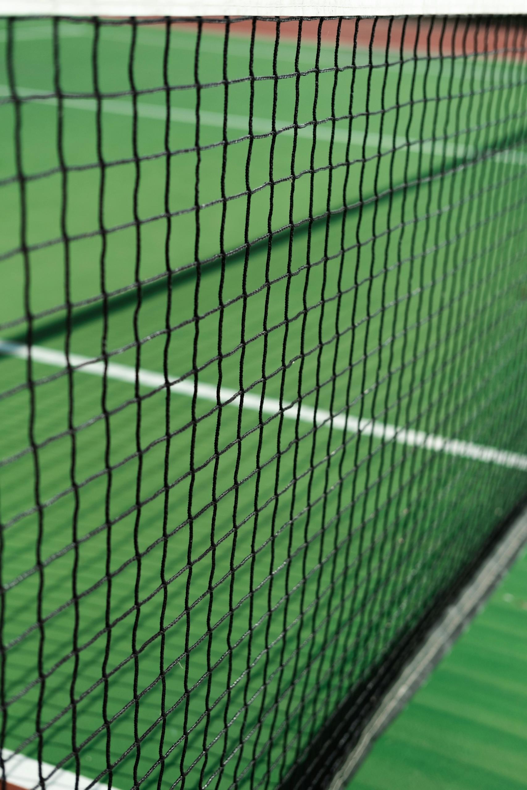 wimbledon lawn court and net