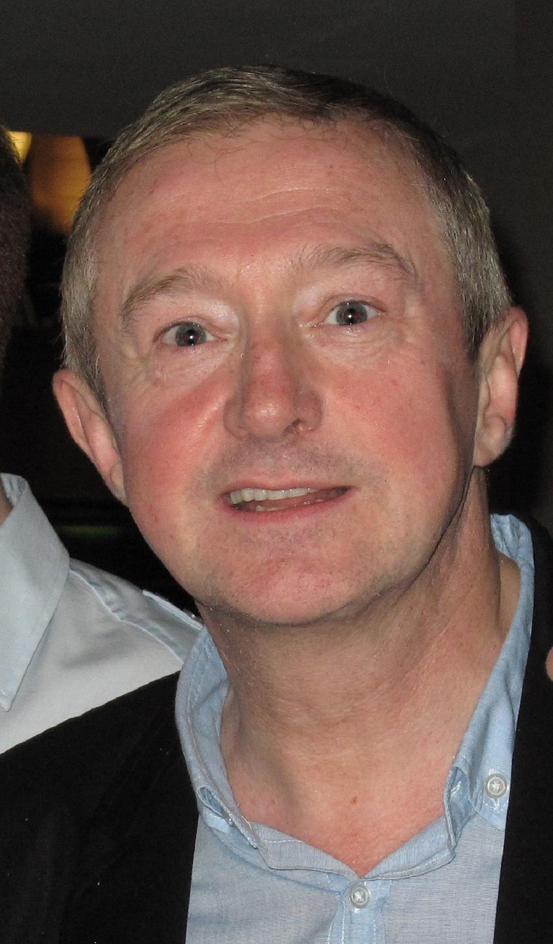 A head shot of X Factor judge Louis Walsh.