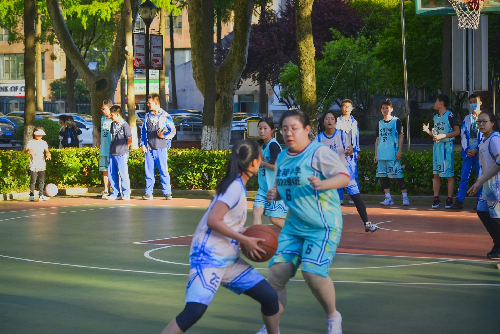 Women's basketball game.
