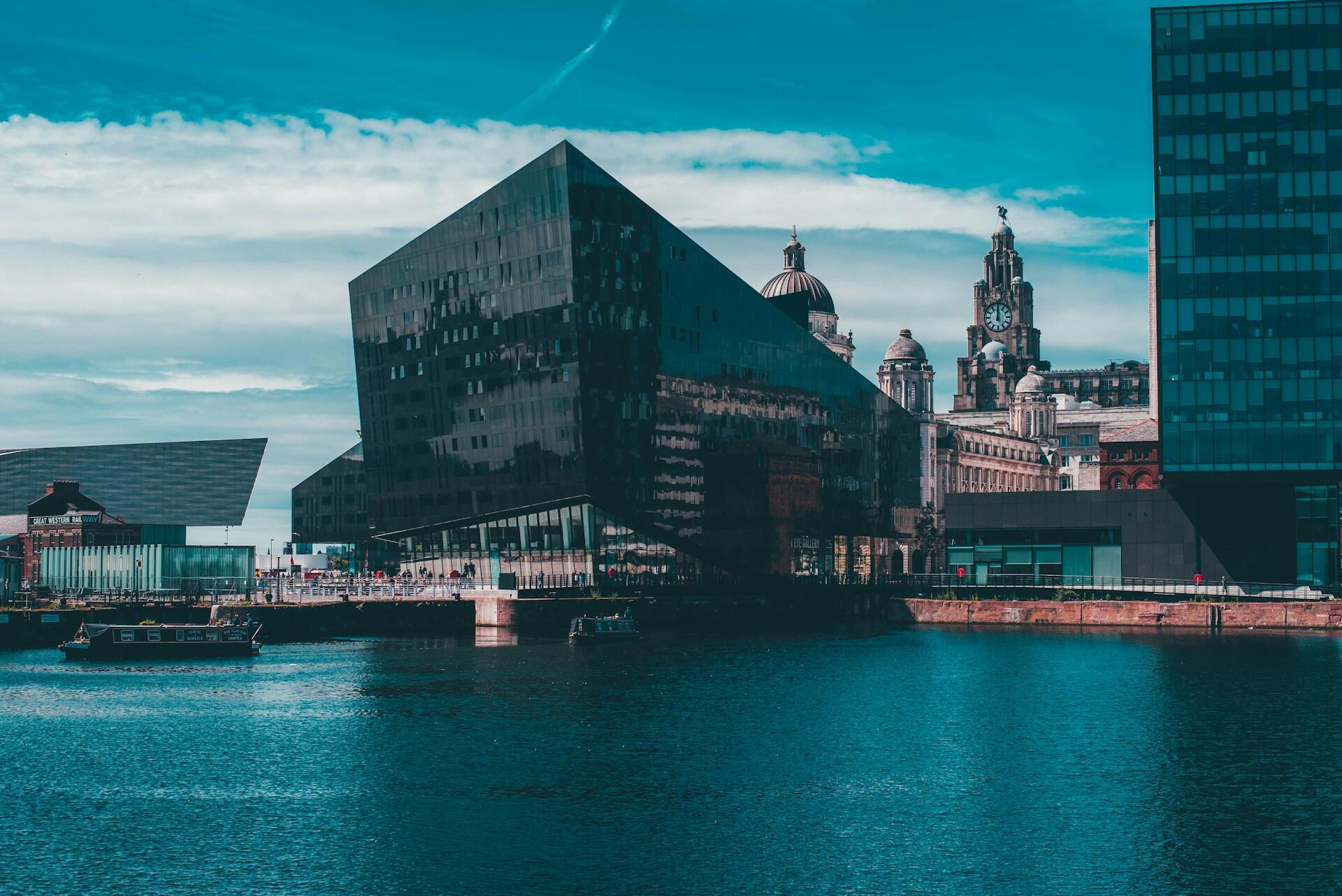 The dock at Liverpool.