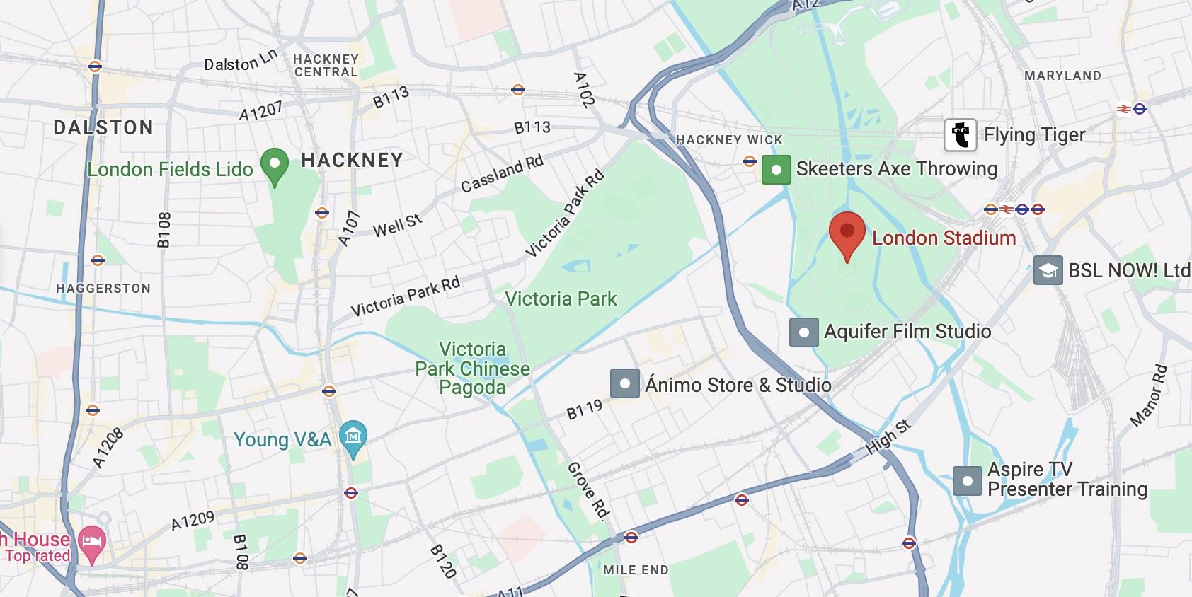 London football stadium