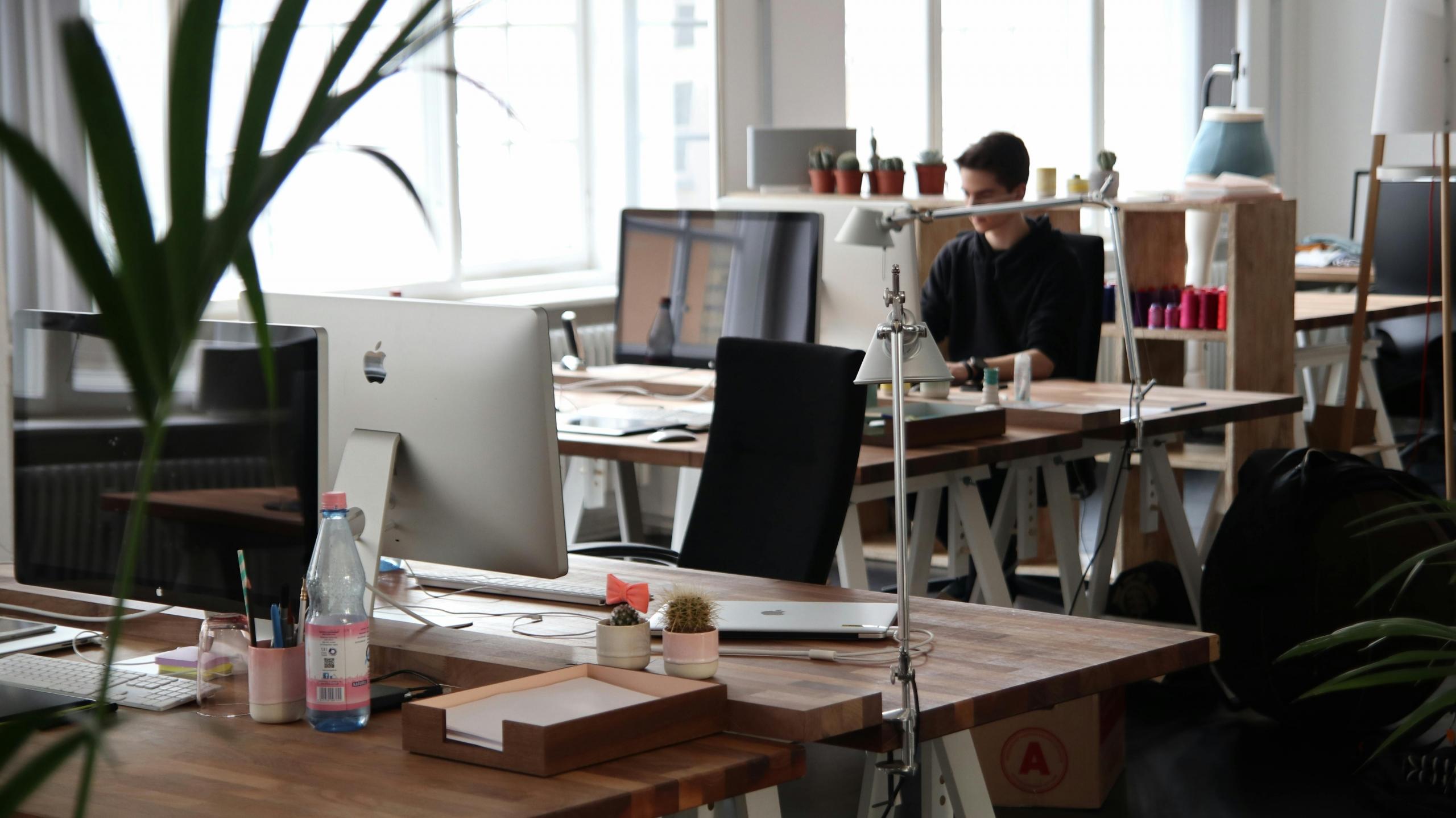 The inside of an office for product designers.