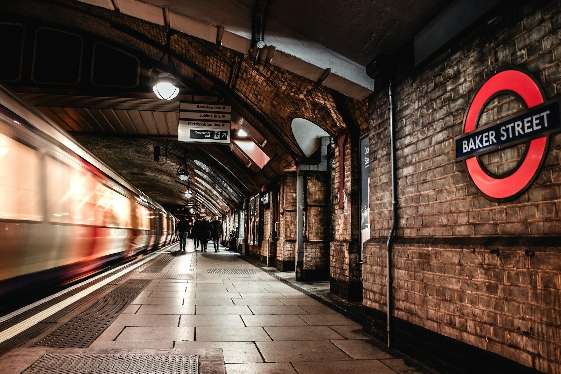 A London Underground station.