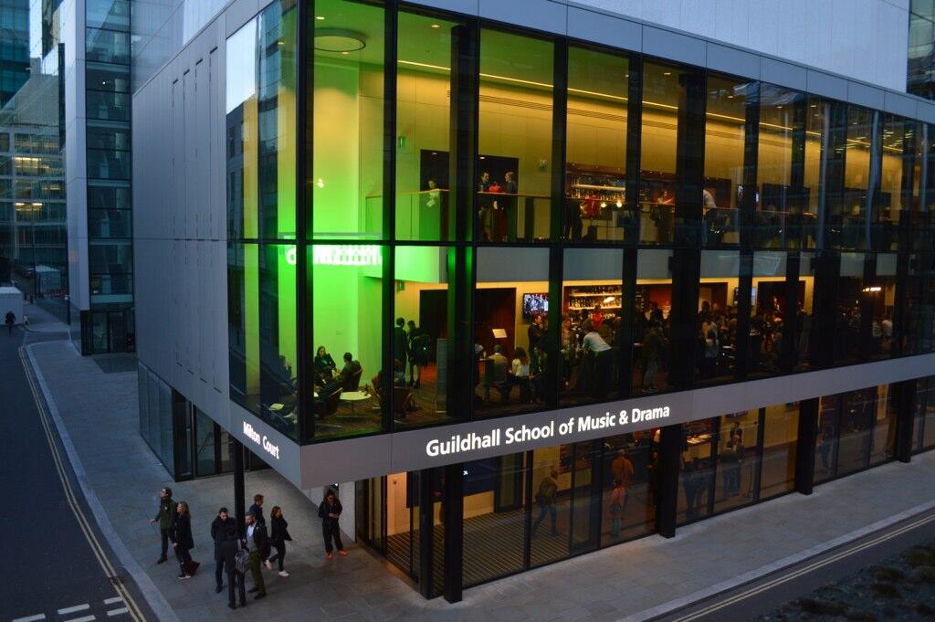 The outside of the Guildhall School for Music and Drama