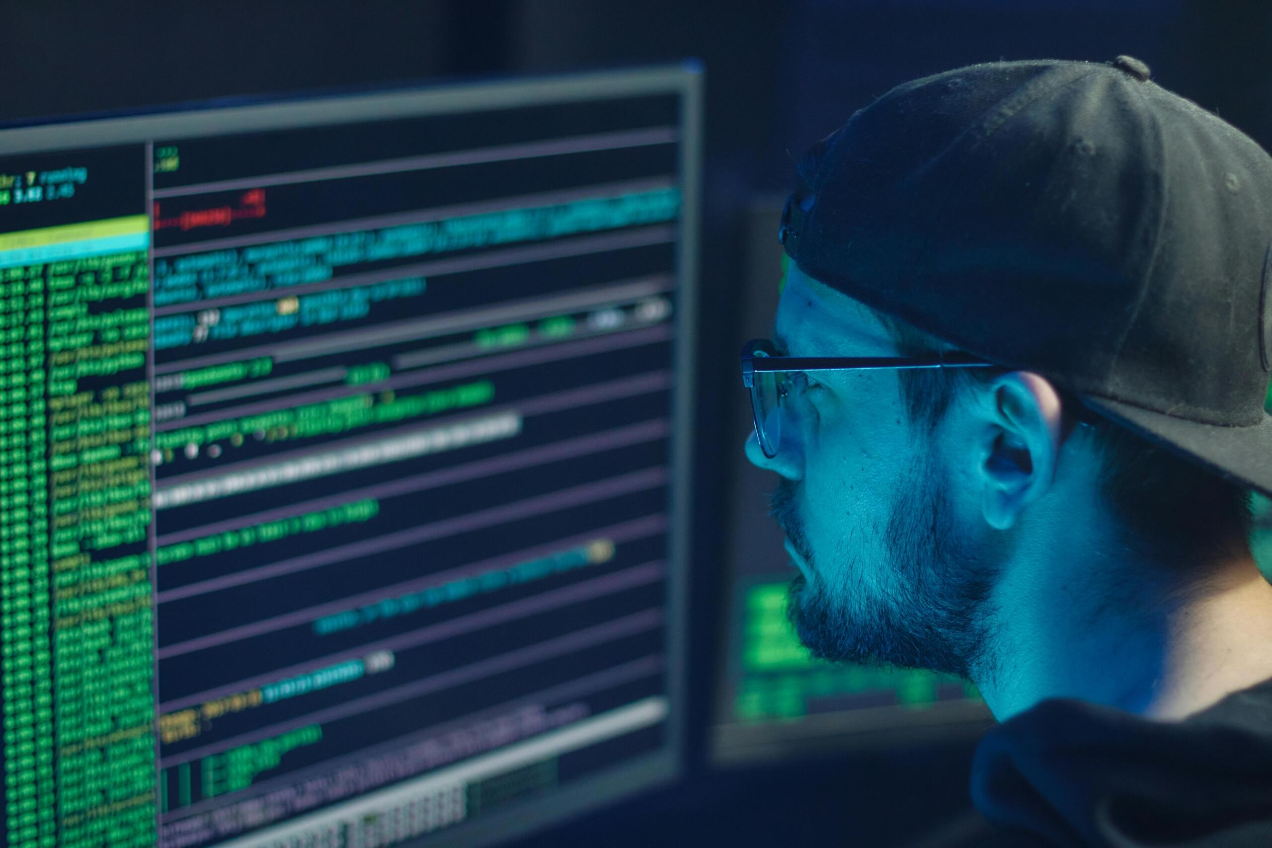 A Python developer solving problems during the workday