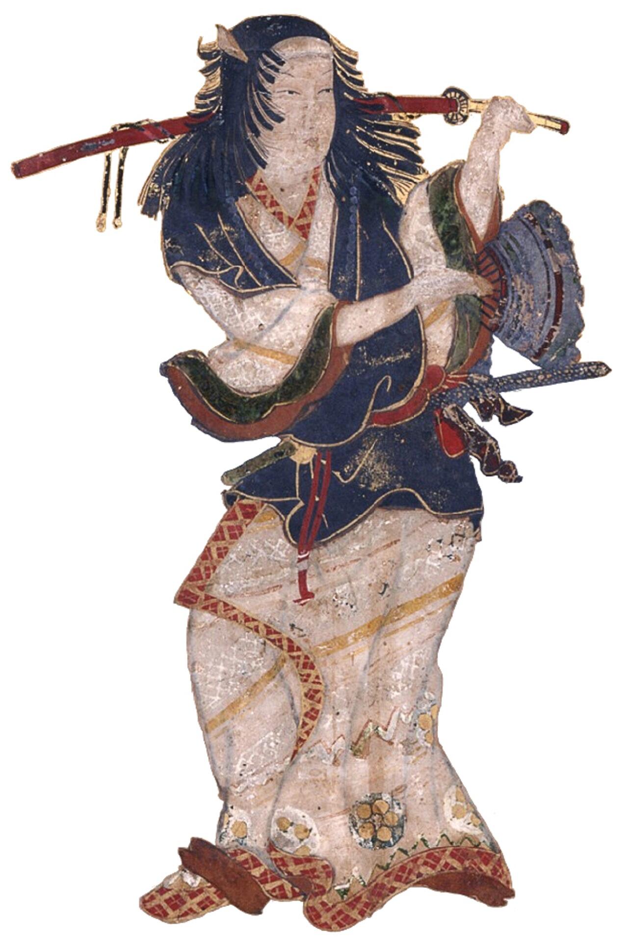 Kabuki artist Izumo no Okuni.
