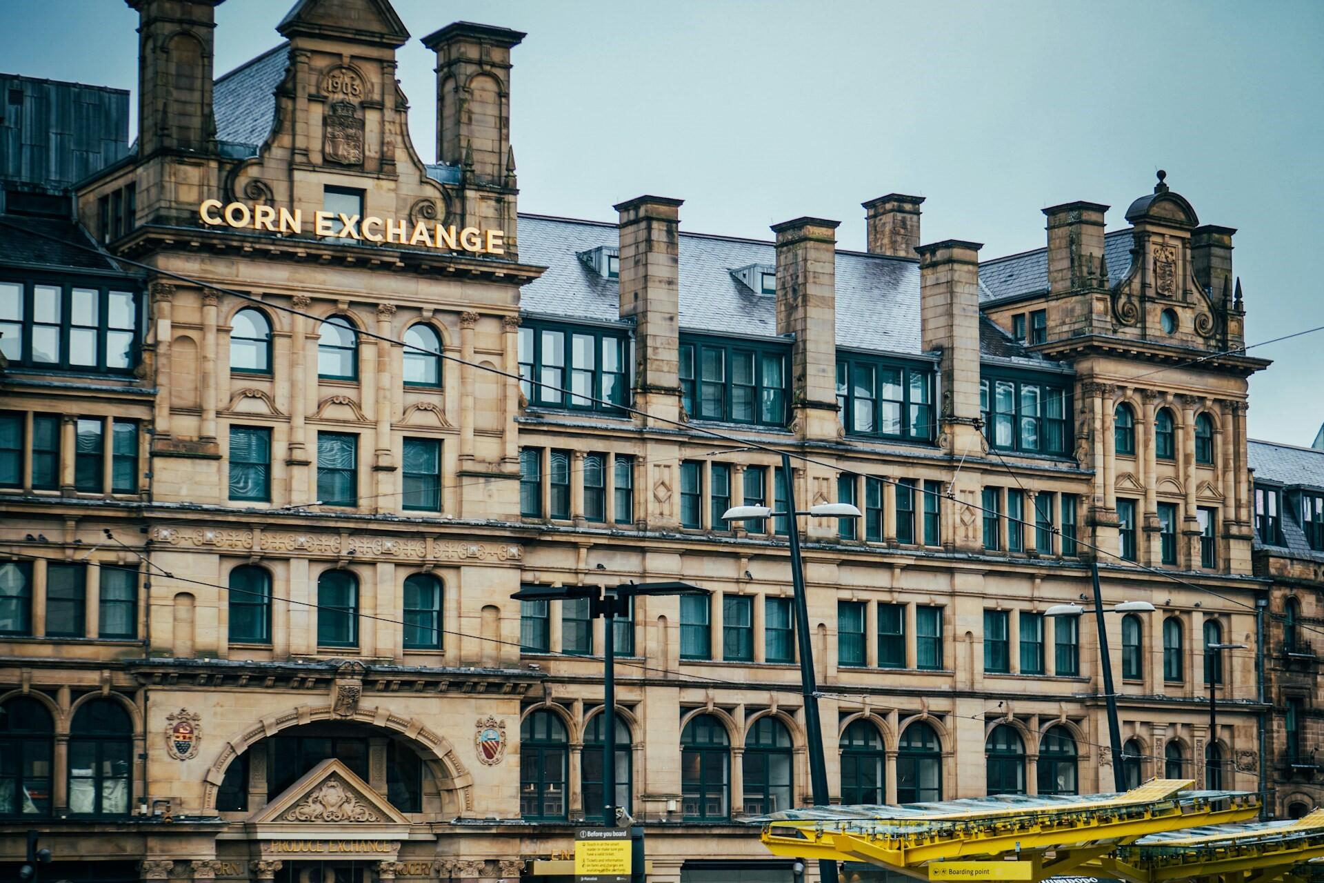 The Manchester Corn exchange.