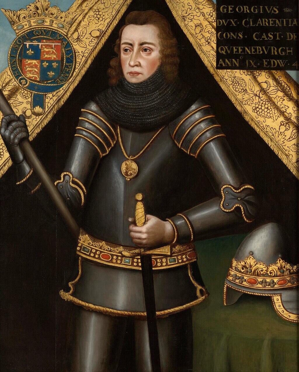 Portrait of George Plantagenet, Duke of Clarence.