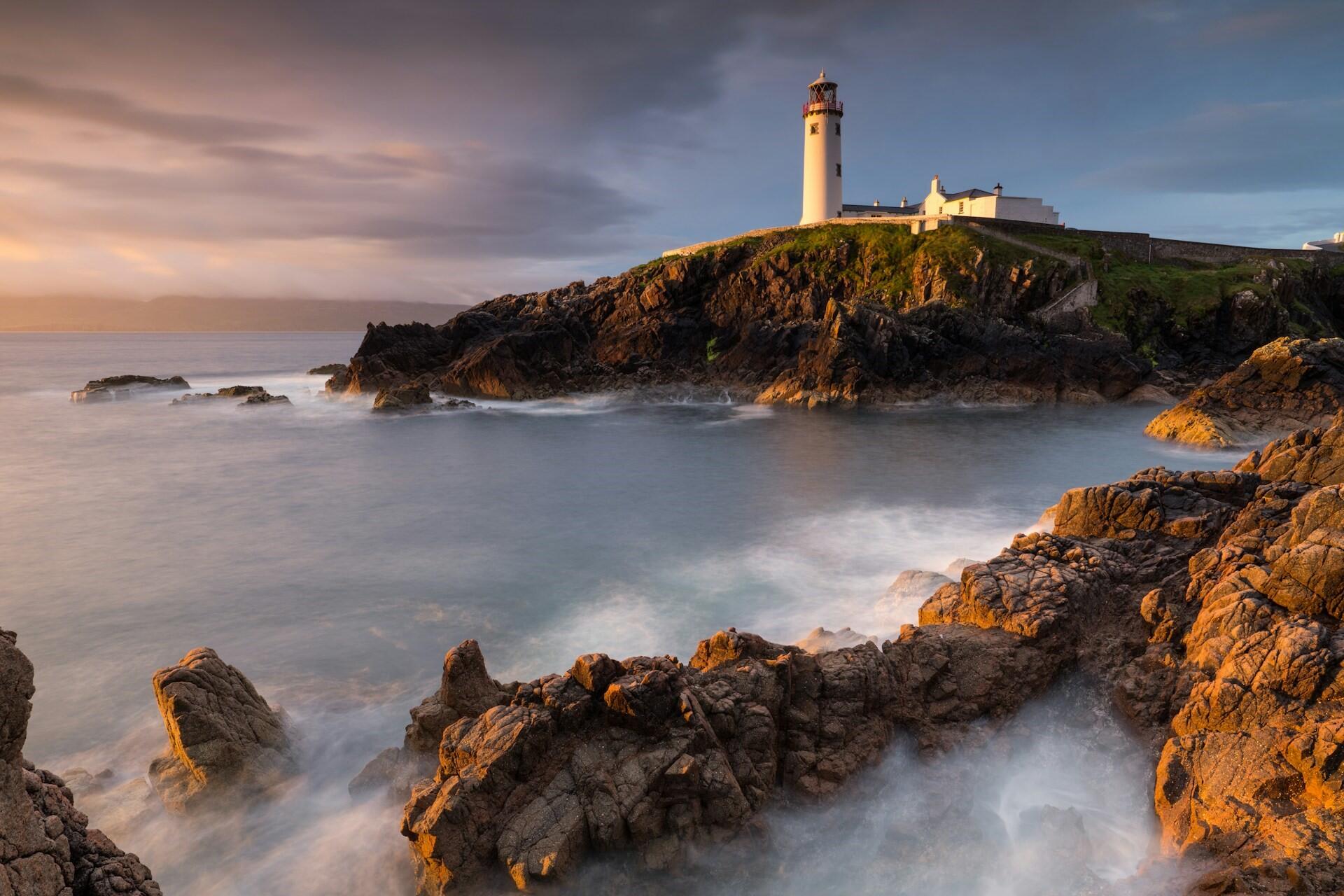 A lighthouse in County Donegal.