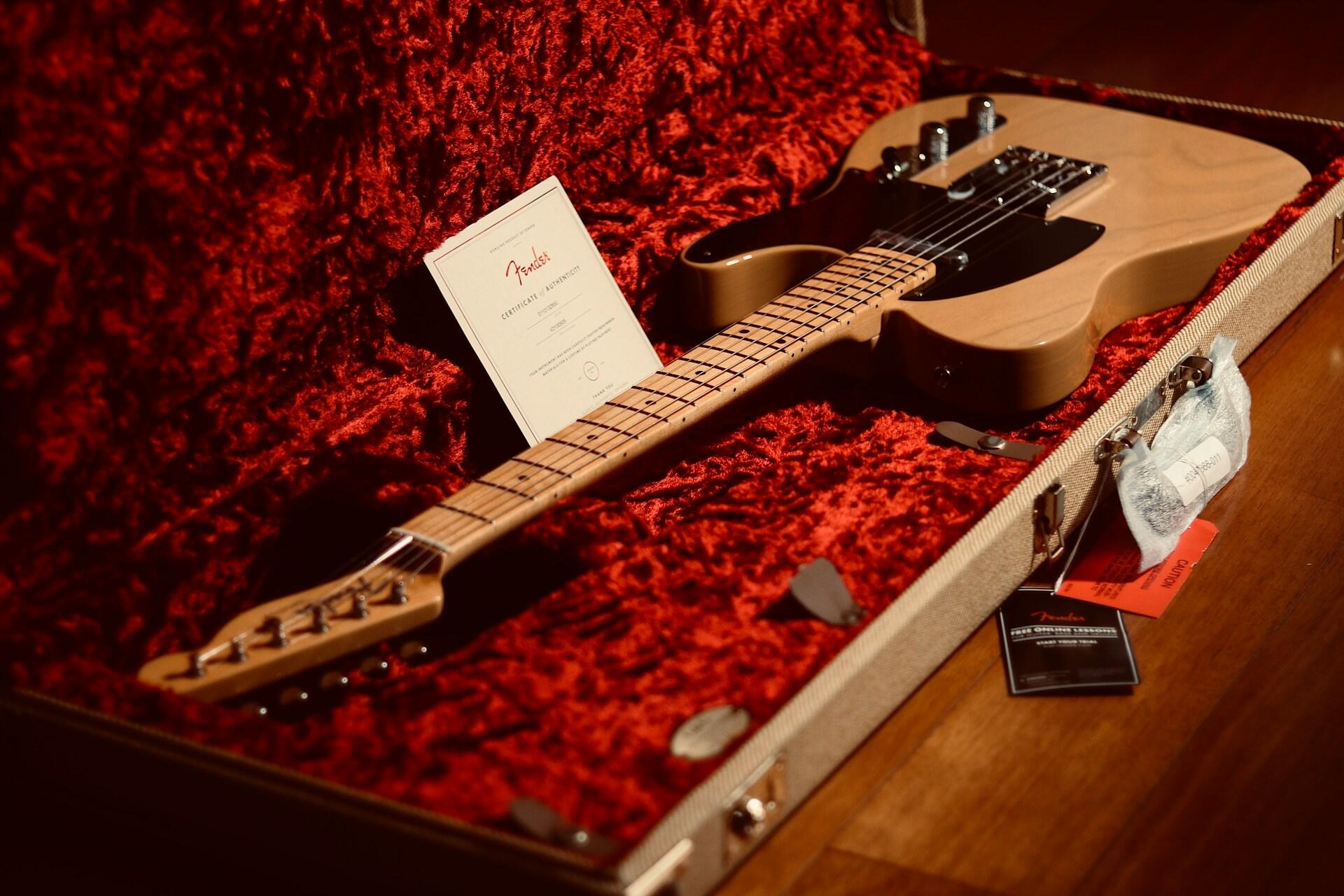 A 1952 Fender Telecaster.
