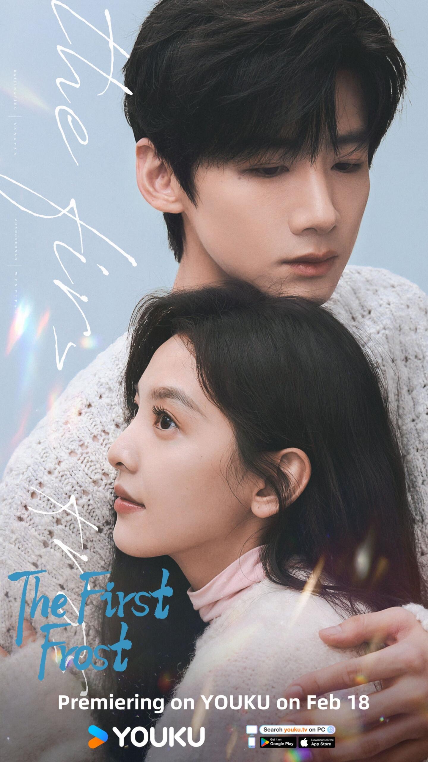 The First Frost Chinese series poster with posing actors.