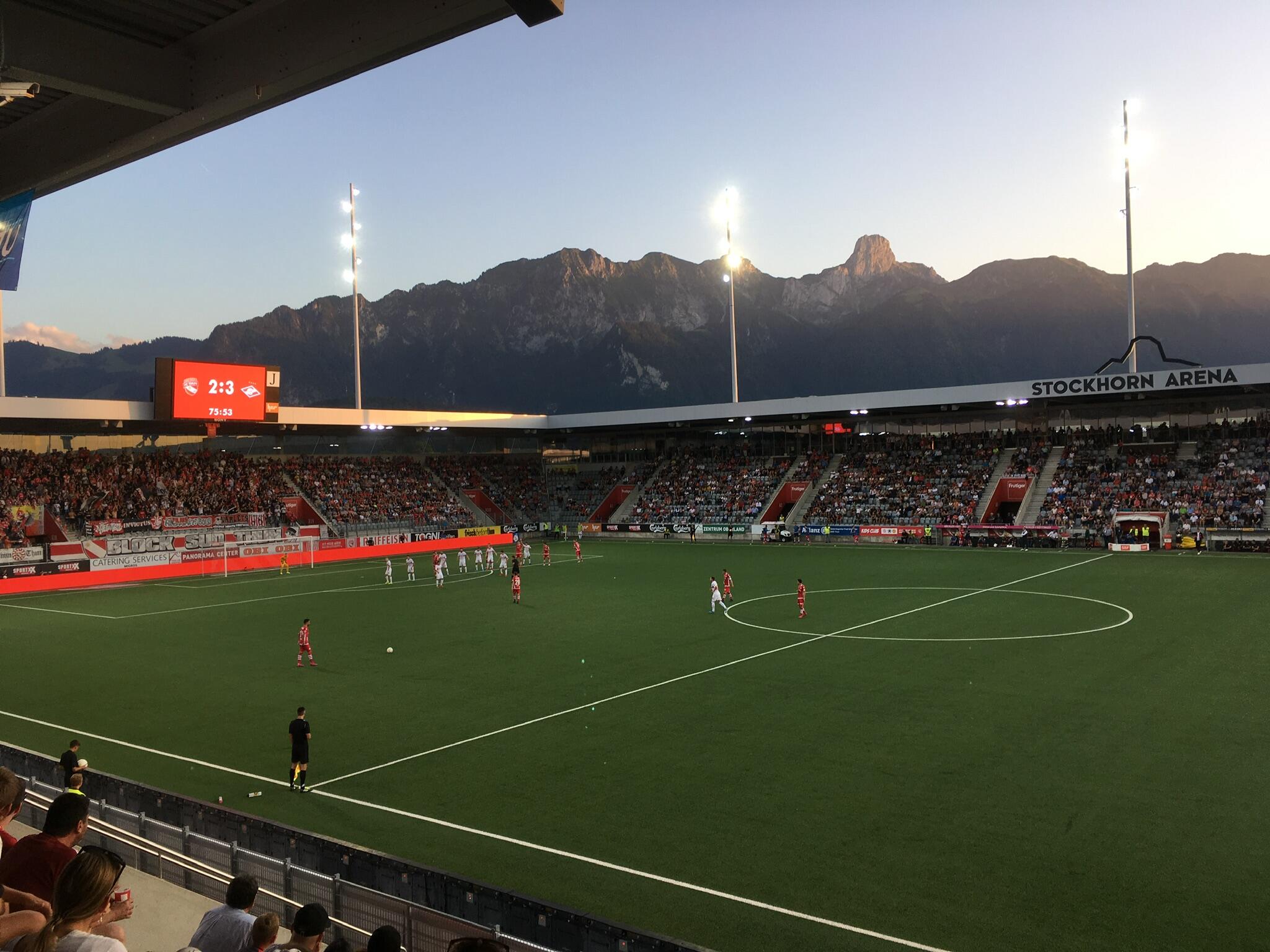 Thun football stadium