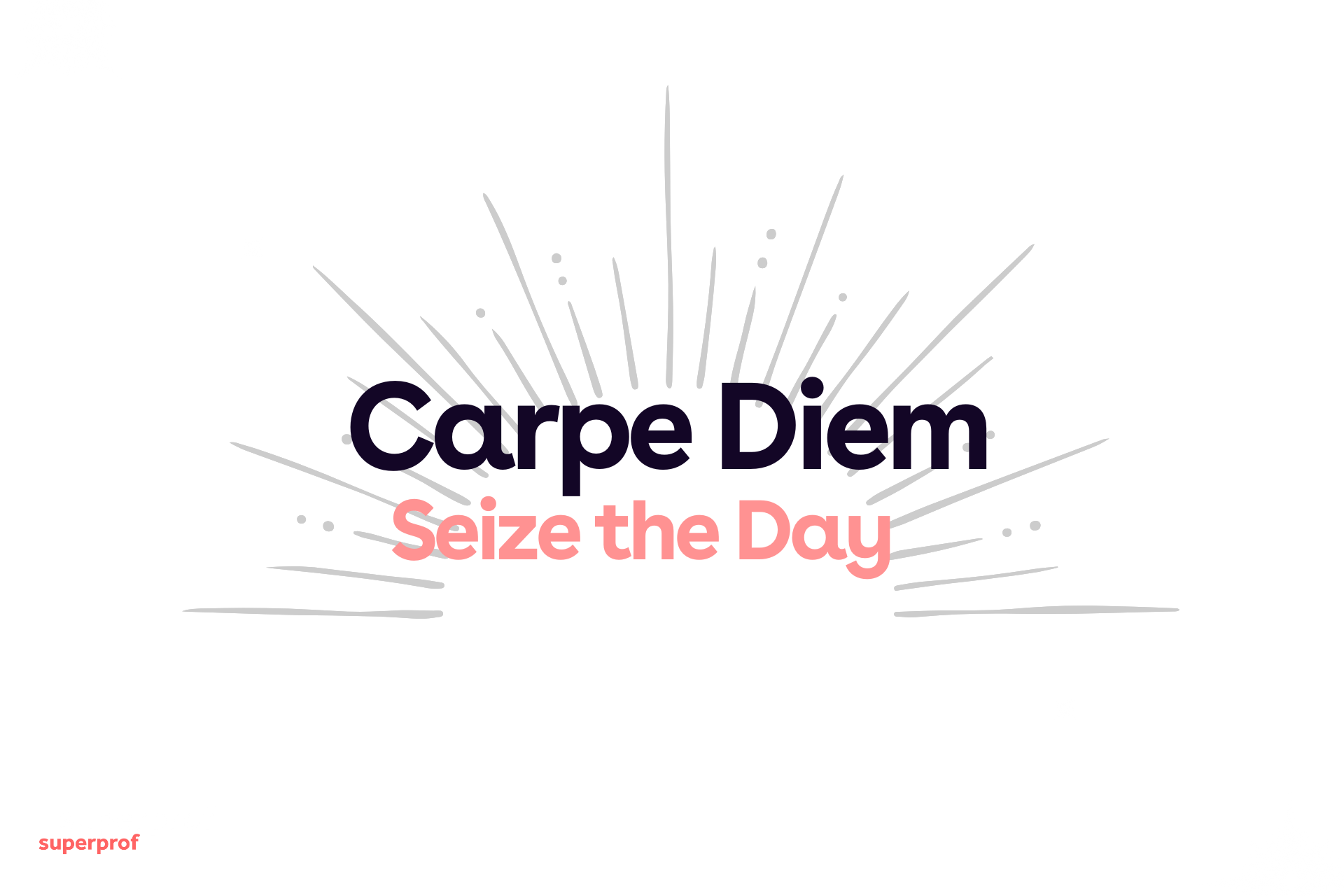 carpe diem quote with seize the day written underneath