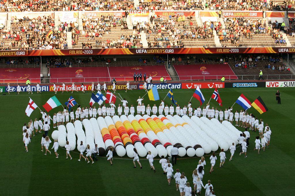 women's euro members, opening ceremony