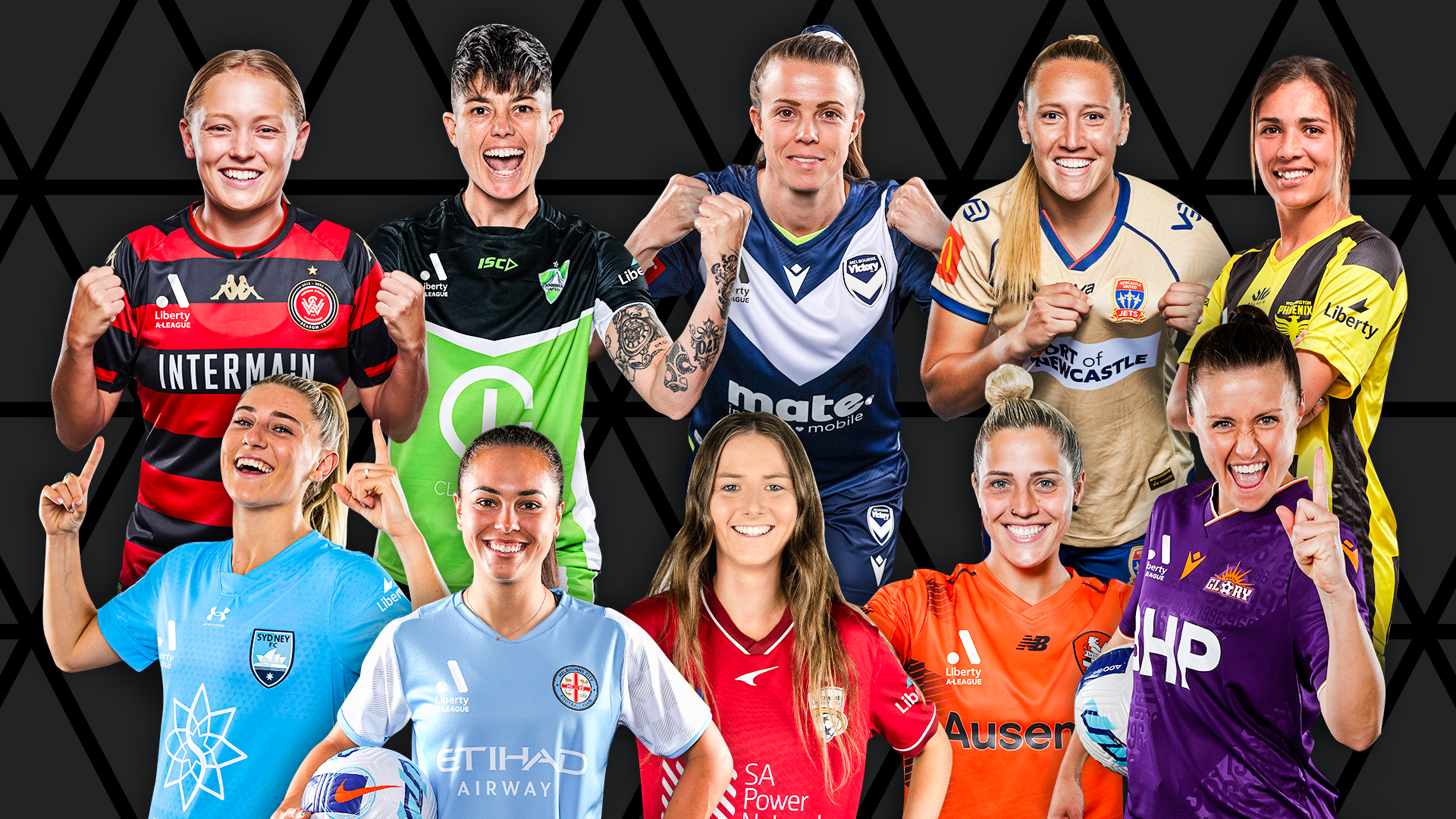 A-League women from different teams