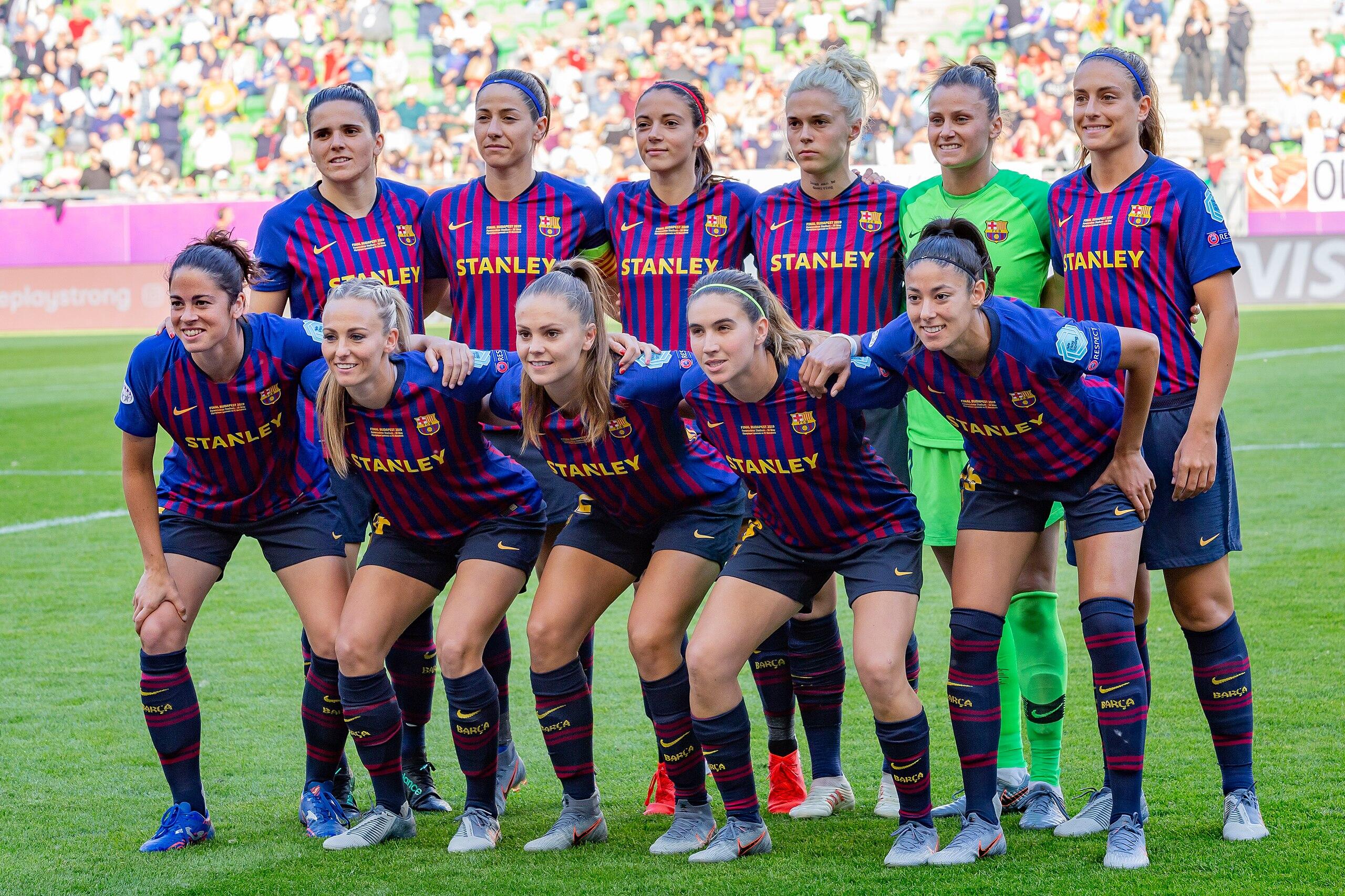 FC Barcelona team in 2019.