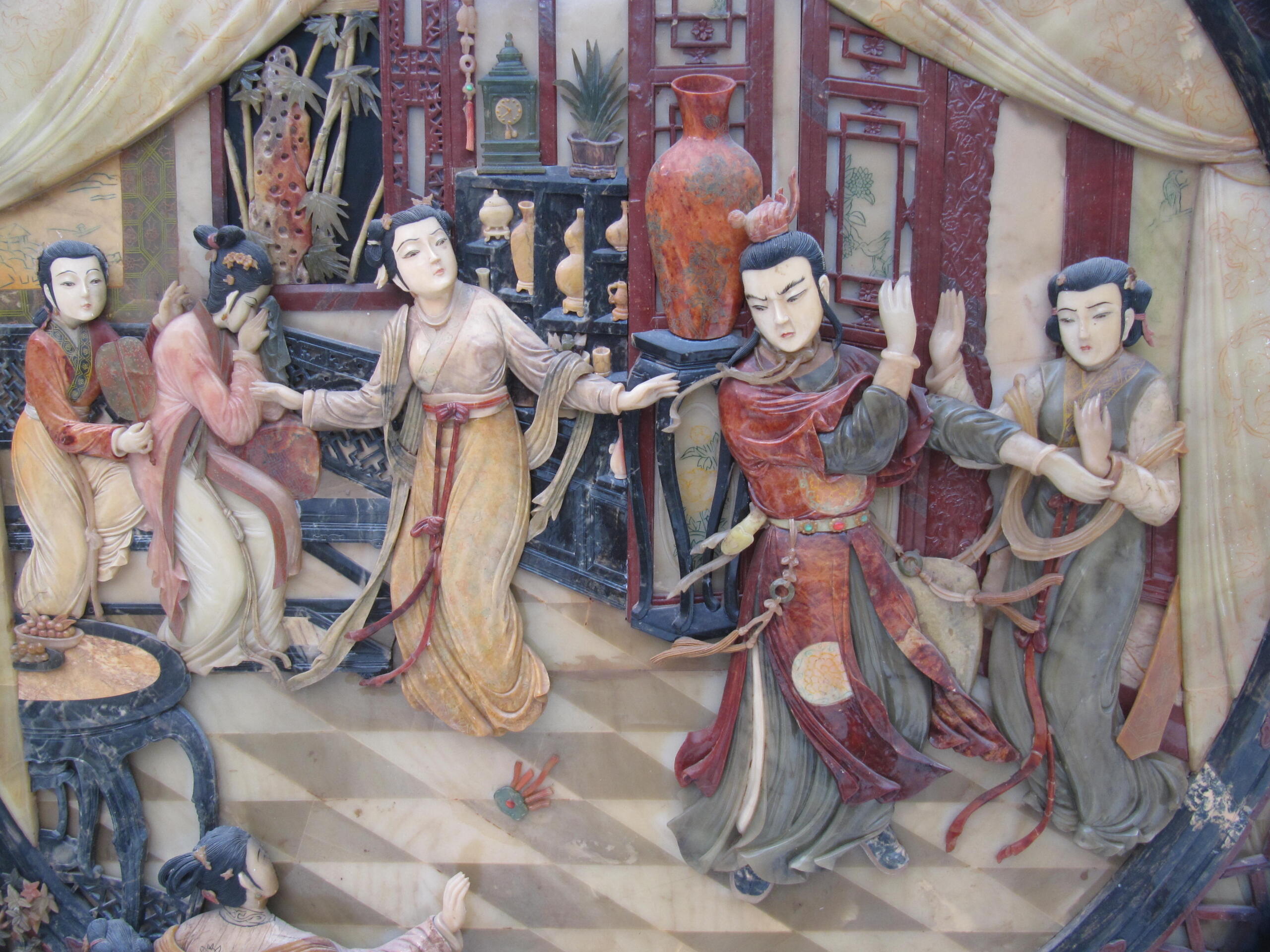 Image showing the plot of Dream of the Red Chamber of Cao Xueqin, one of the most famous works of literature in China.