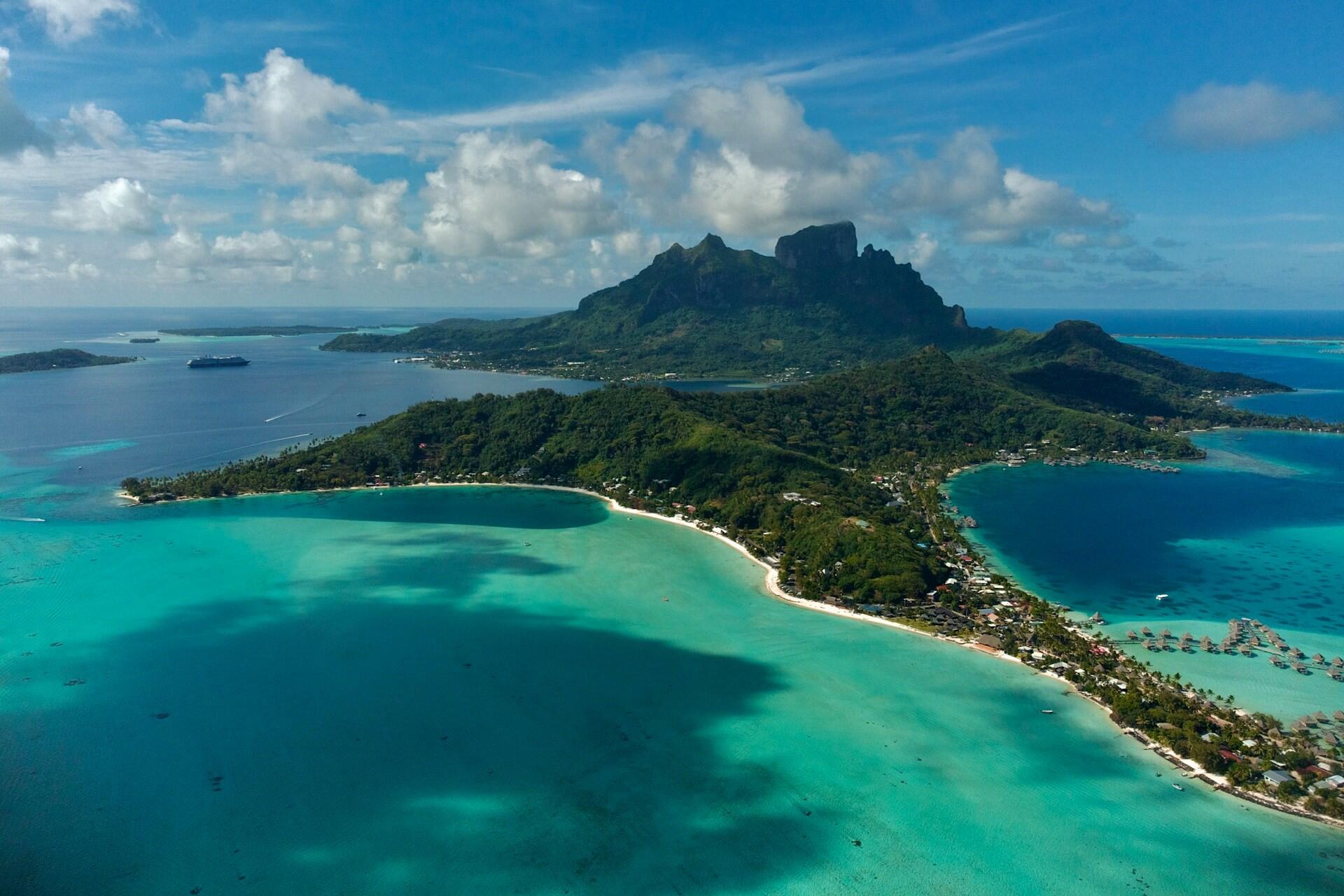 Bora Bora in French Polynesia.