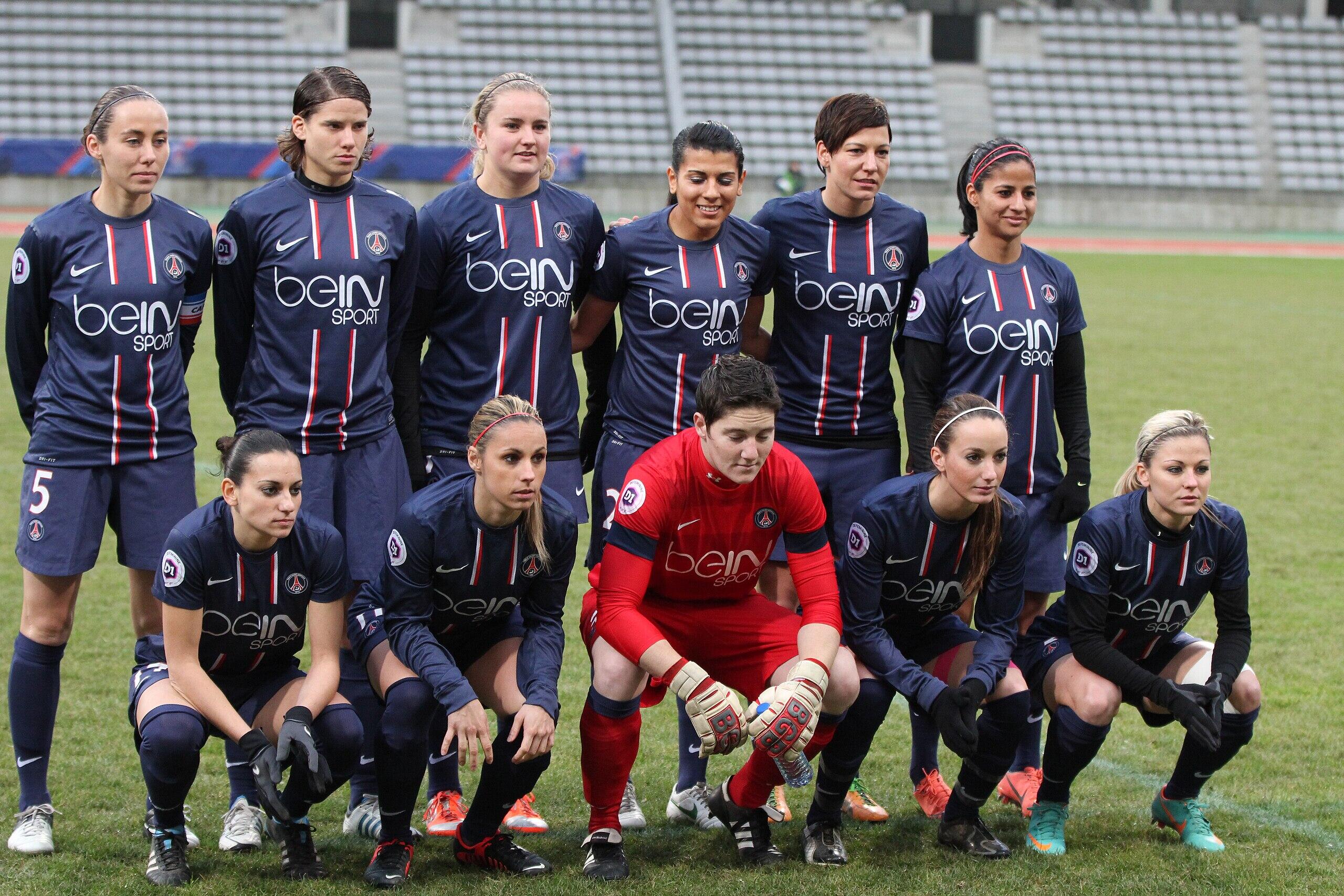 Paris Saint-Germain FC Ladies in 2012